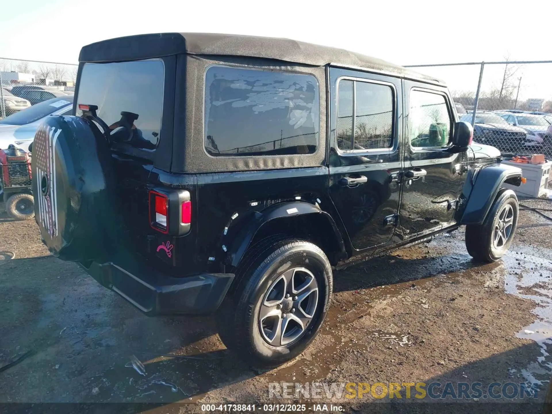 4 Photograph of a damaged car 1C4HJXDG5NW135060 JEEP WRANGLER UNLIMITED 2022