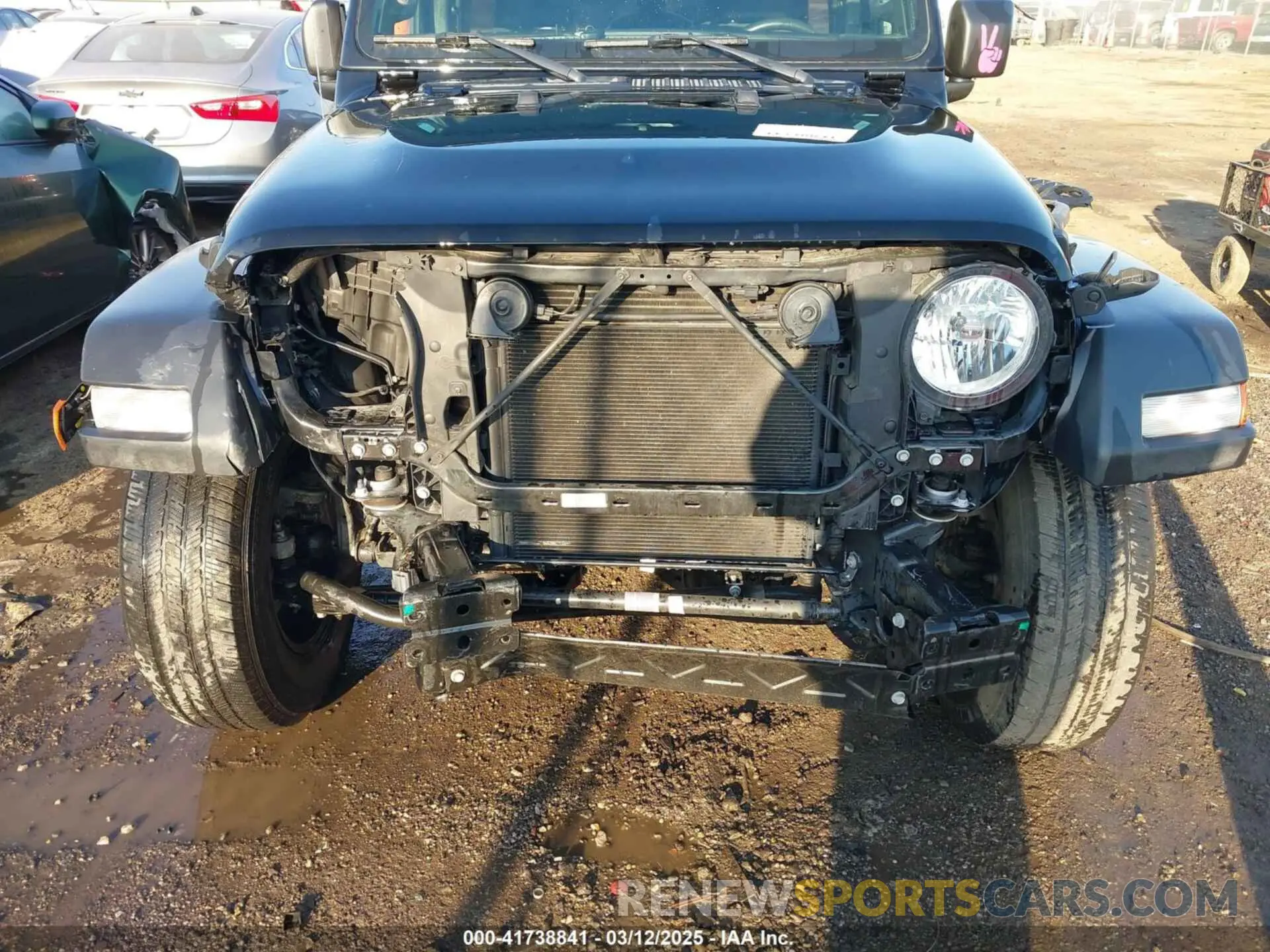 6 Photograph of a damaged car 1C4HJXDG5NW135060 JEEP WRANGLER UNLIMITED 2022