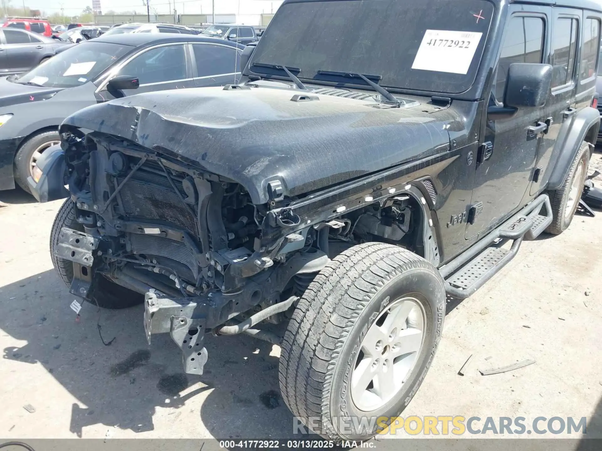 6 Photograph of a damaged car 1C4HJXDG5NW180130 JEEP WRANGLER UNLIMITED 2022