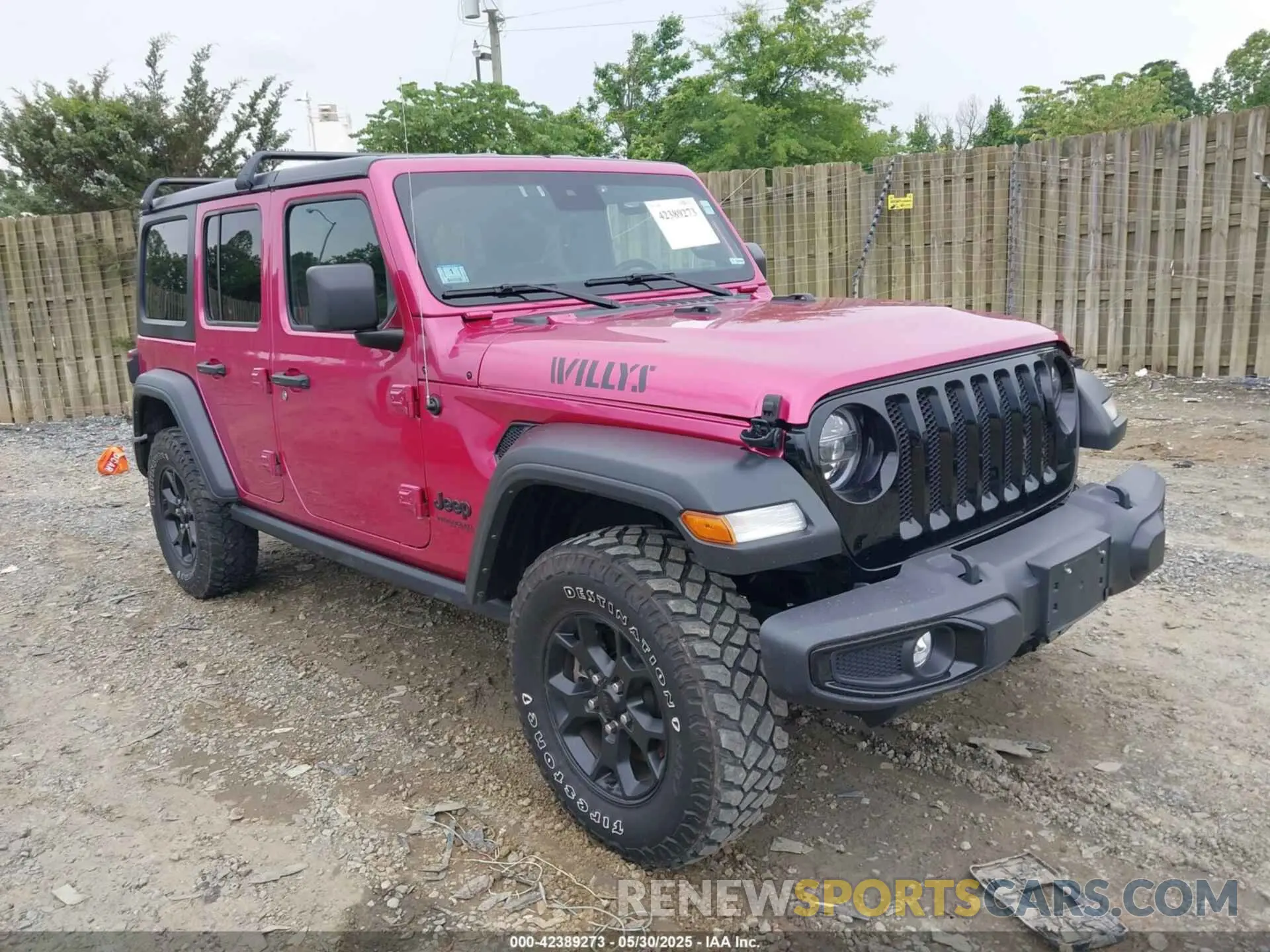 1 Photograph of a damaged car 1C4HJXDGXNW102460 JEEP WRANGLER UNLIMITED 2022