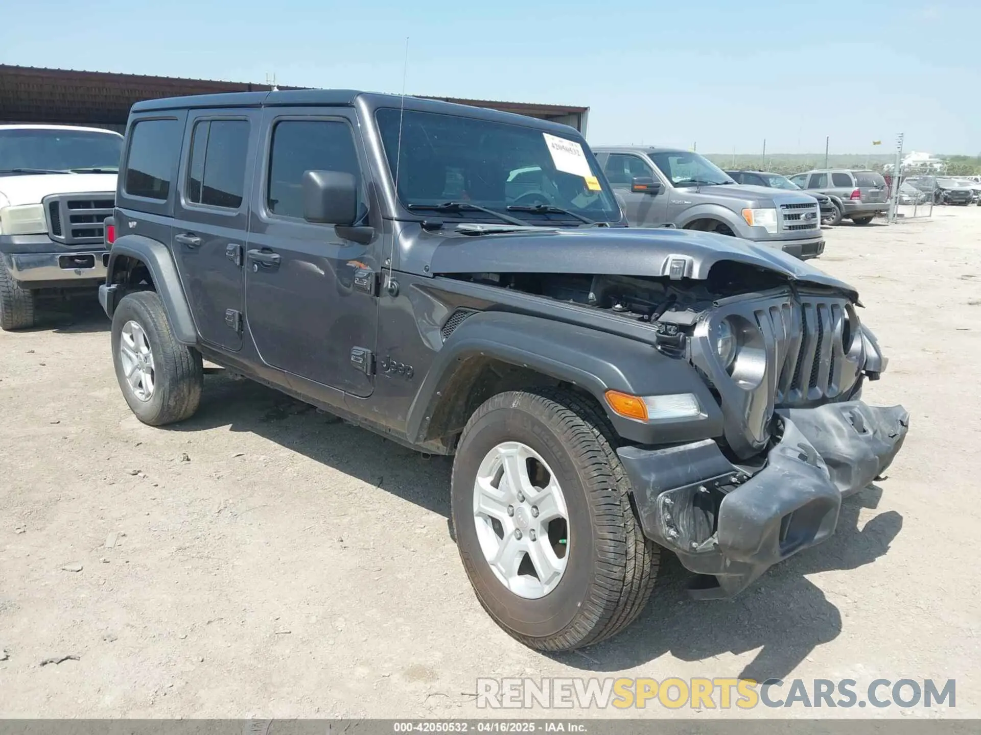 1 Photograph of a damaged car 1C4HJXDGXNW175635 JEEP WRANGLER UNLIMITED 2022