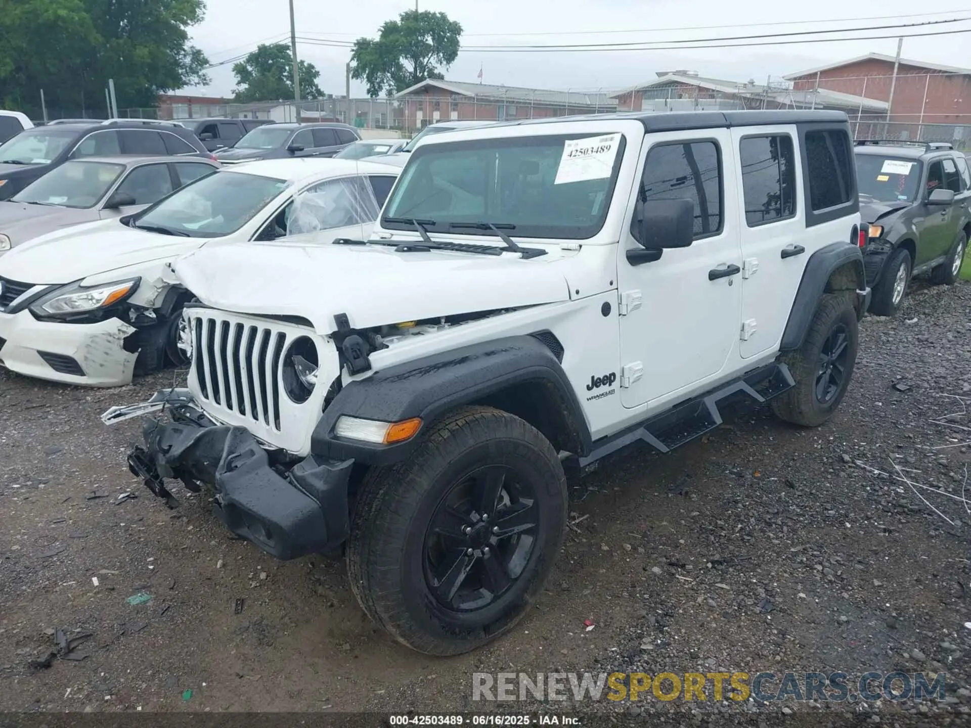 2 Фотография поврежденного автомобиля 1C4HJXDGXNW201781 JEEP WRANGLER UNLIMITED 2022