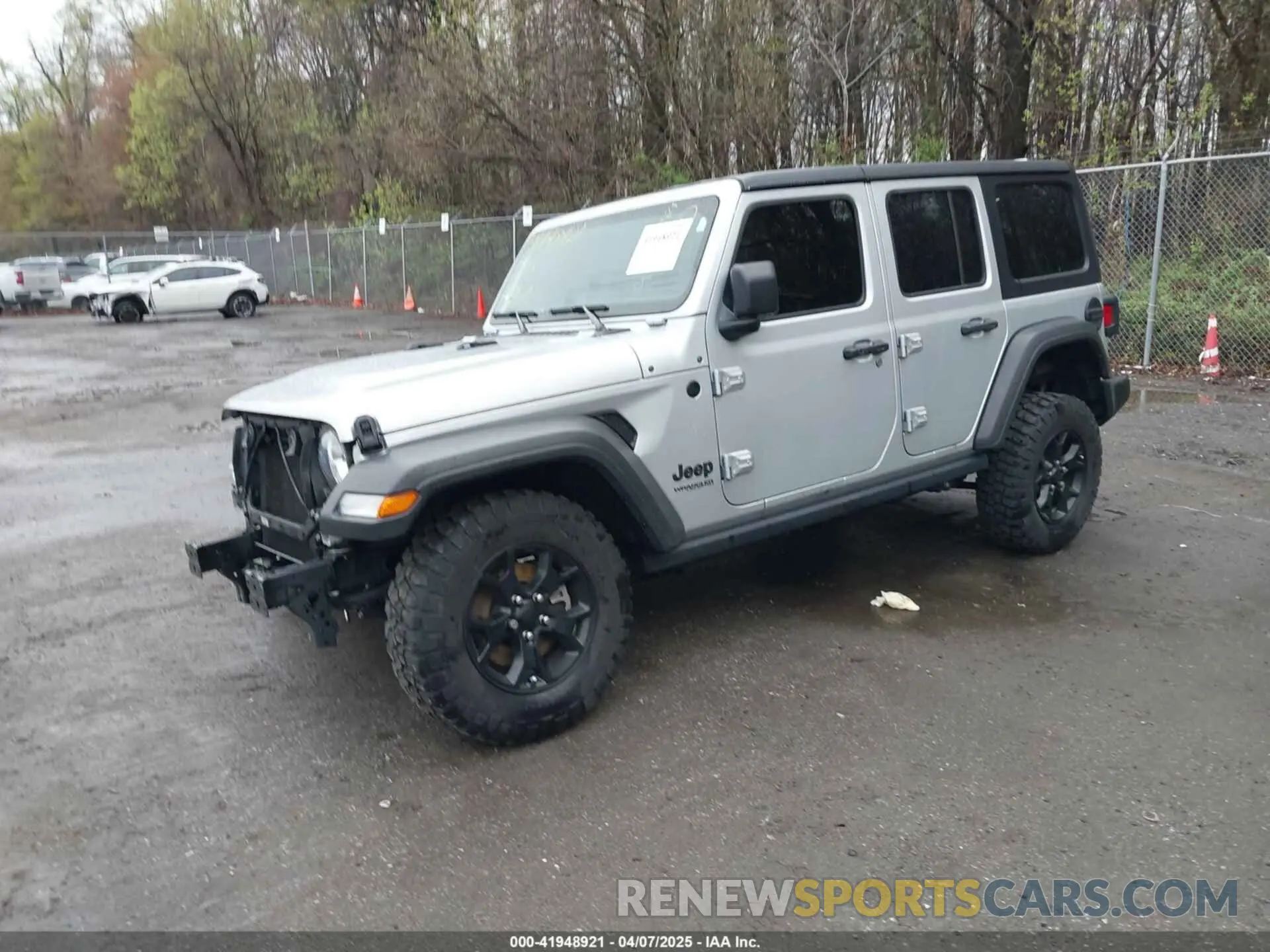 2 Photograph of a damaged car 1C4HJXDM9NW272685 JEEP WRANGLER UNLIMITED 2022