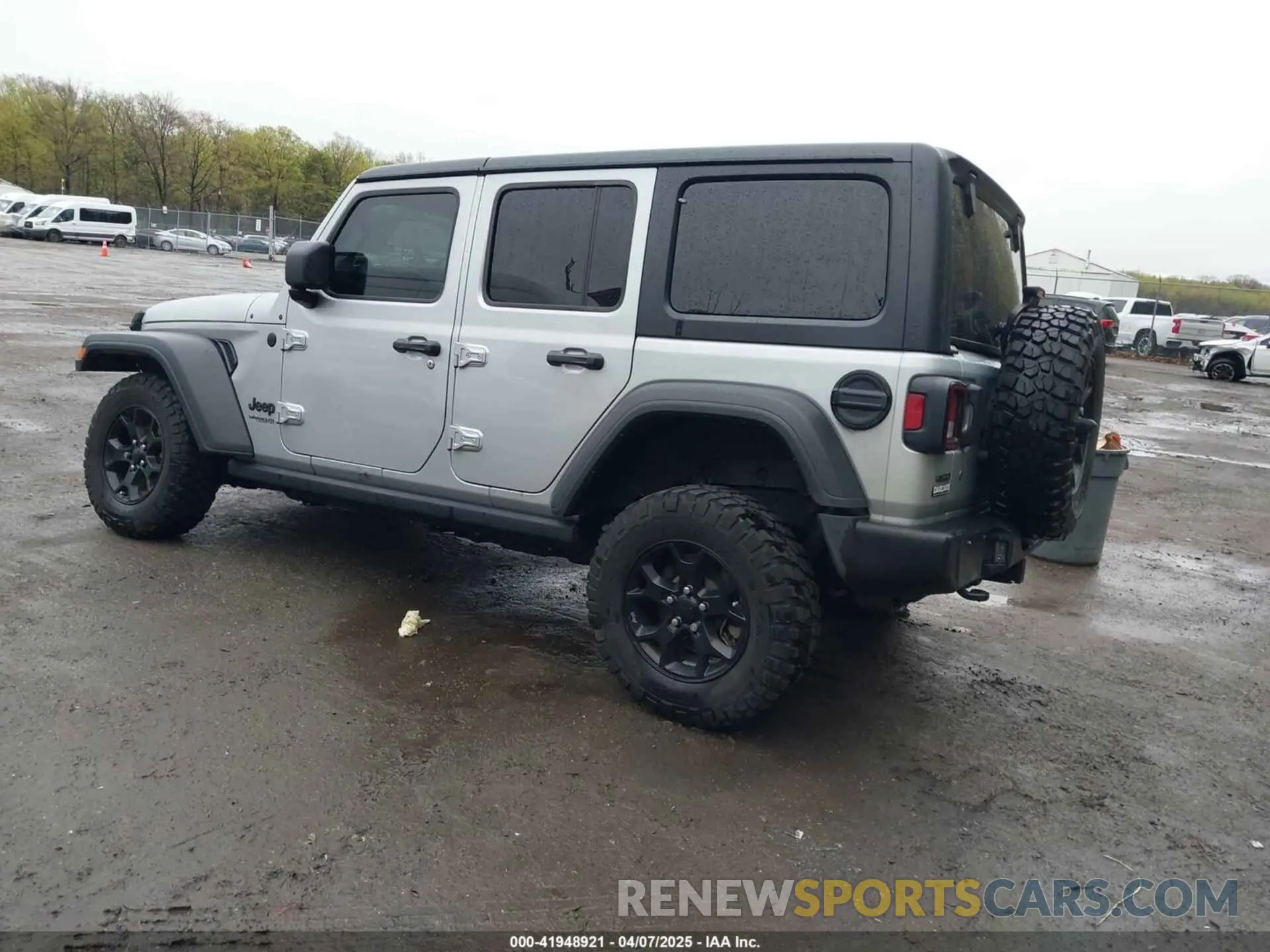 3 Photograph of a damaged car 1C4HJXDM9NW272685 JEEP WRANGLER UNLIMITED 2022