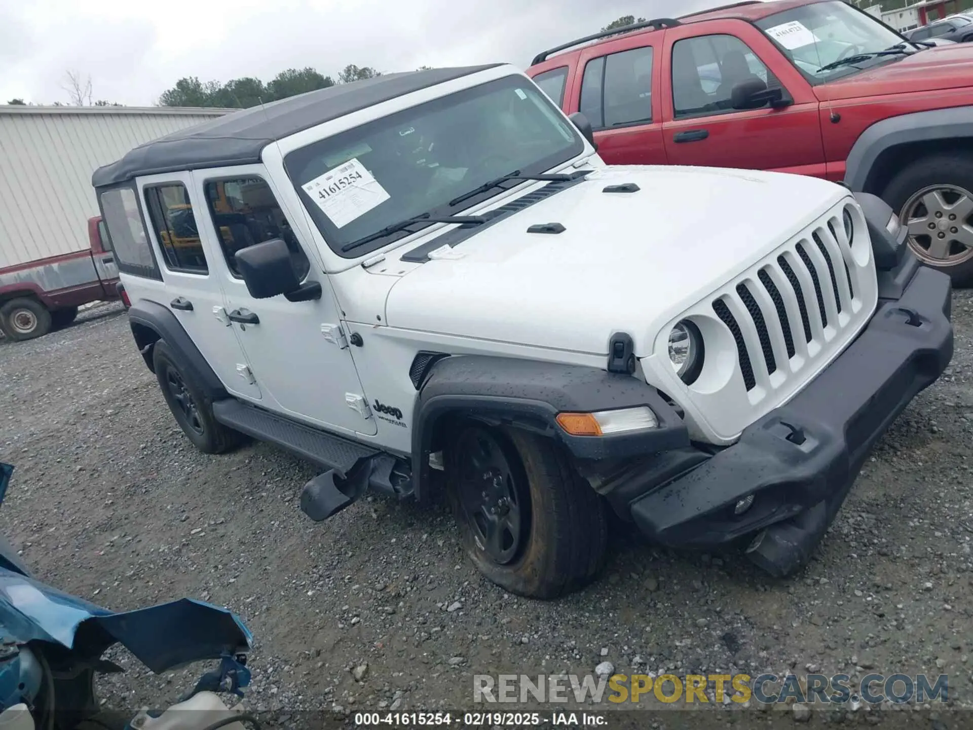 1 Photograph of a damaged car 1C4HJXDN1NW175134 JEEP WRANGLER UNLIMITED 2022