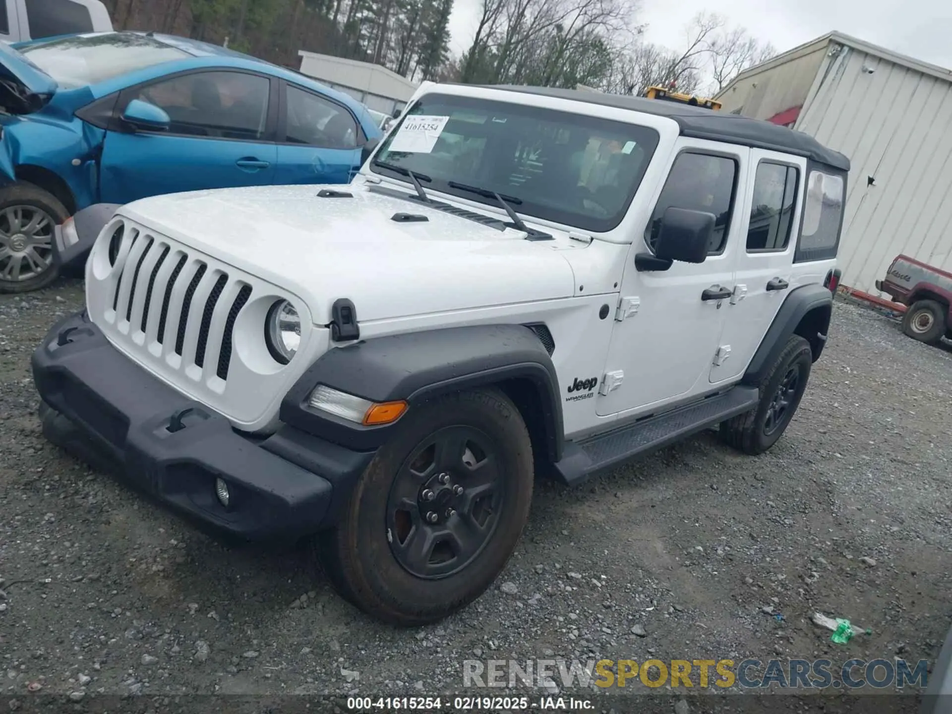 2 Photograph of a damaged car 1C4HJXDN1NW175134 JEEP WRANGLER UNLIMITED 2022