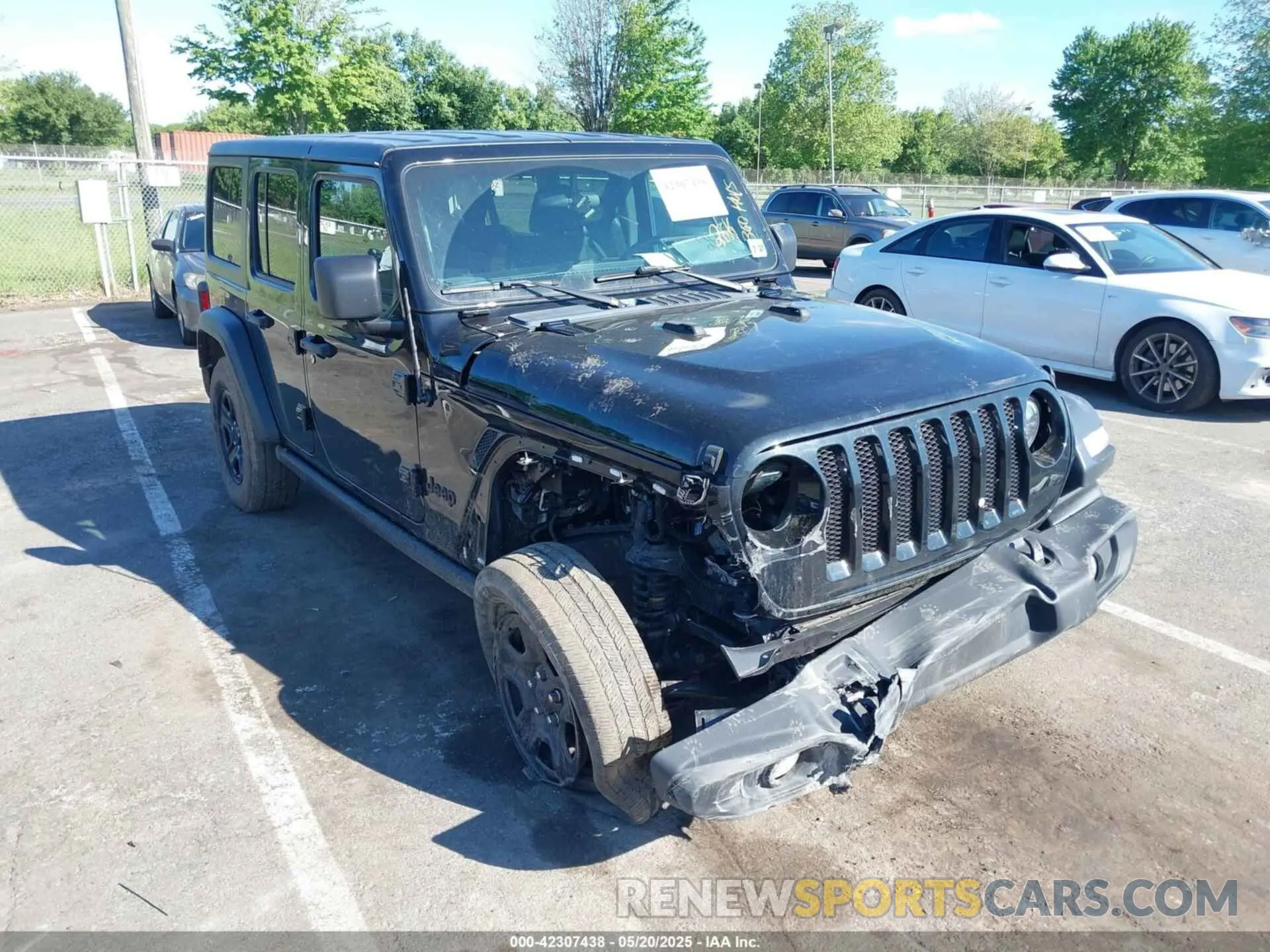 1 Photograph of a damaged car 1C4HJXDN4NW255589 JEEP WRANGLER UNLIMITED 2022