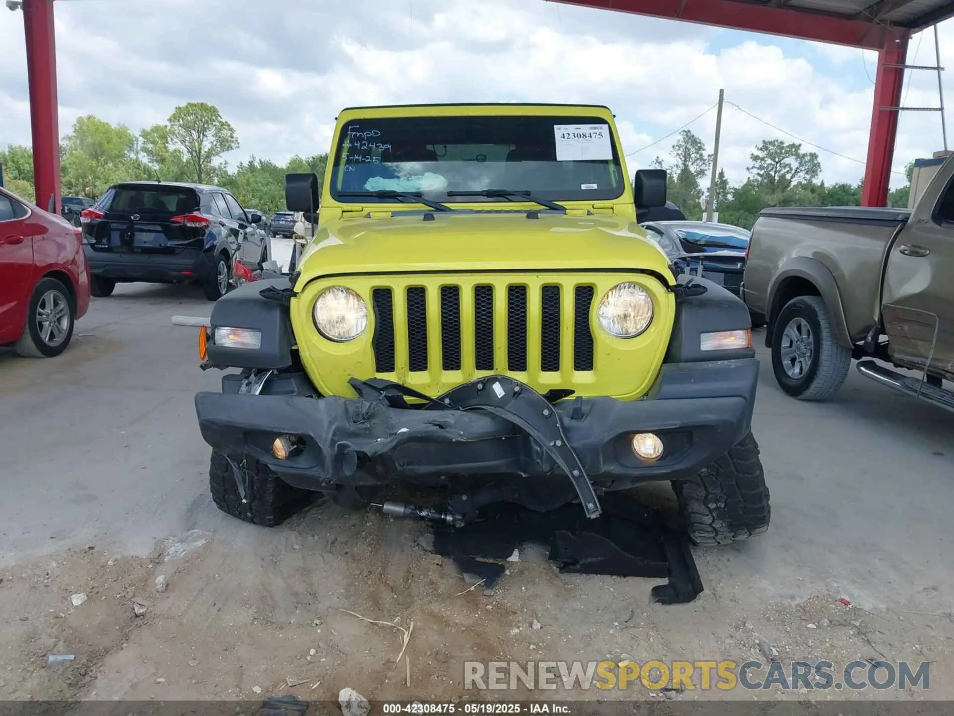 6 Фотография поврежденного автомобиля 1C4HJXDN7NW258132 JEEP WRANGLER UNLIMITED 2022