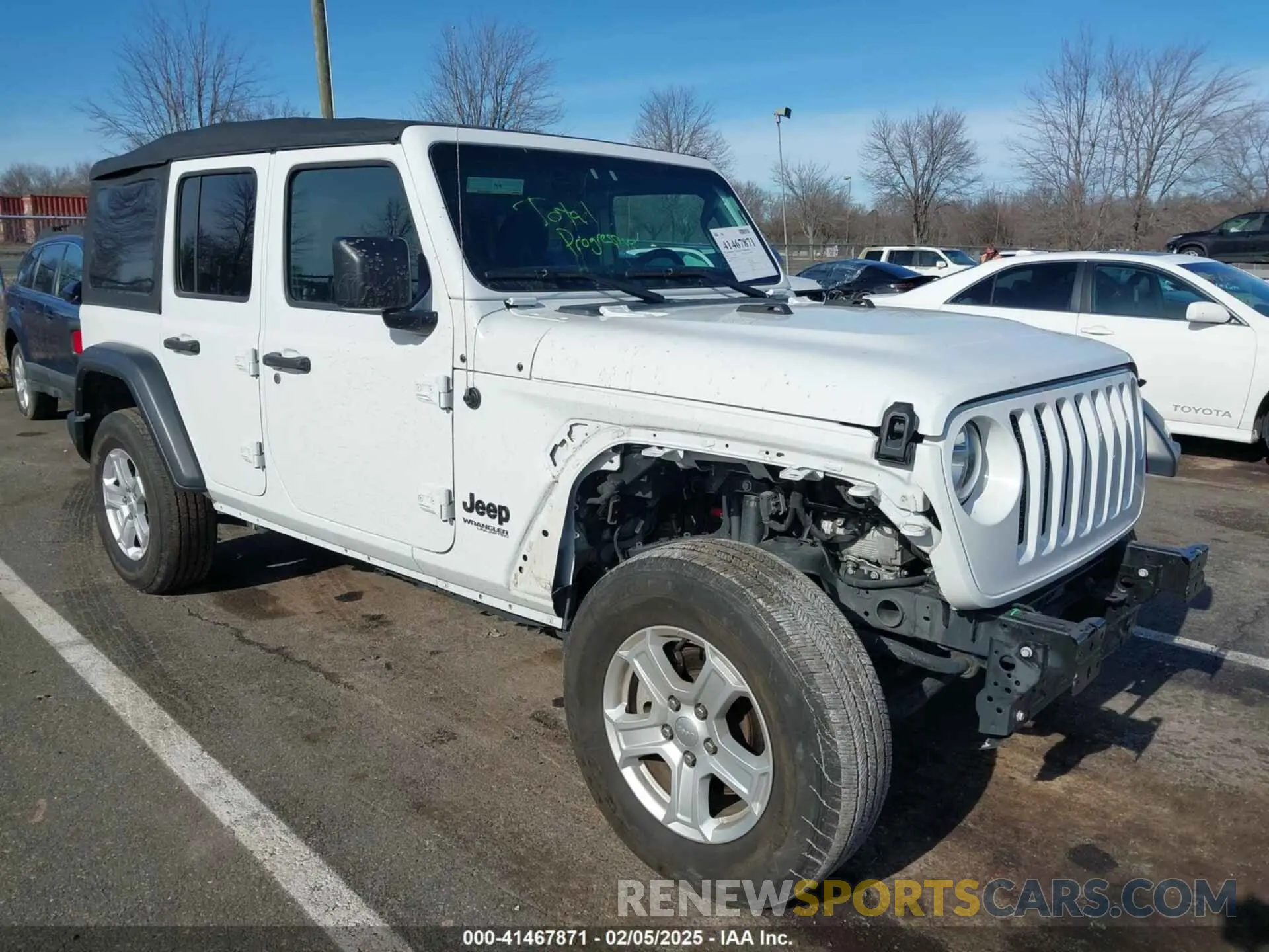 6 Photograph of a damaged car 1C4HJXDN9NW270184 JEEP WRANGLER UNLIMITED 2022