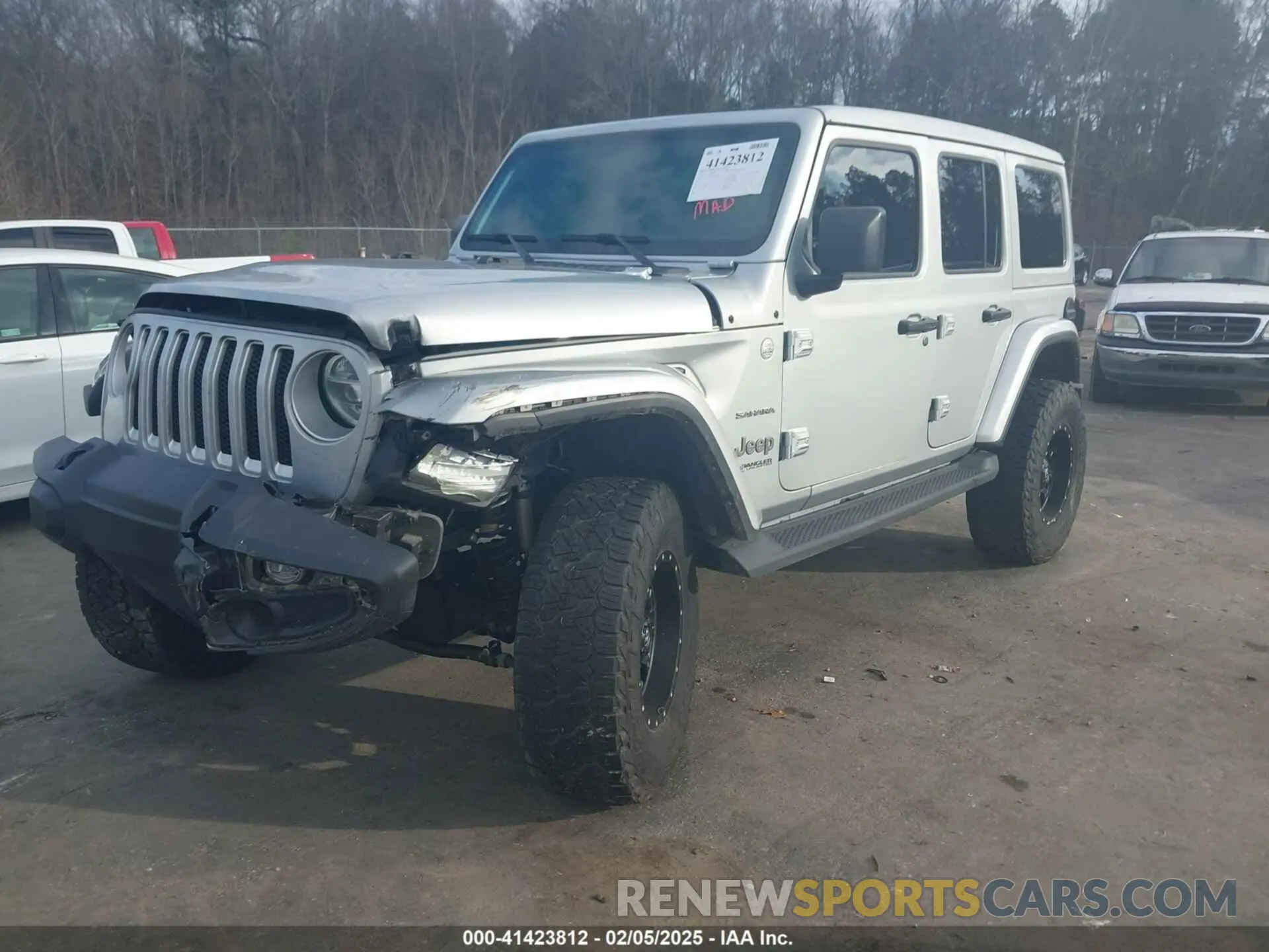 1 Photograph of a damaged car 1C4HJXEG2NW254523 JEEP WRANGLER UNLIMITED 2022
