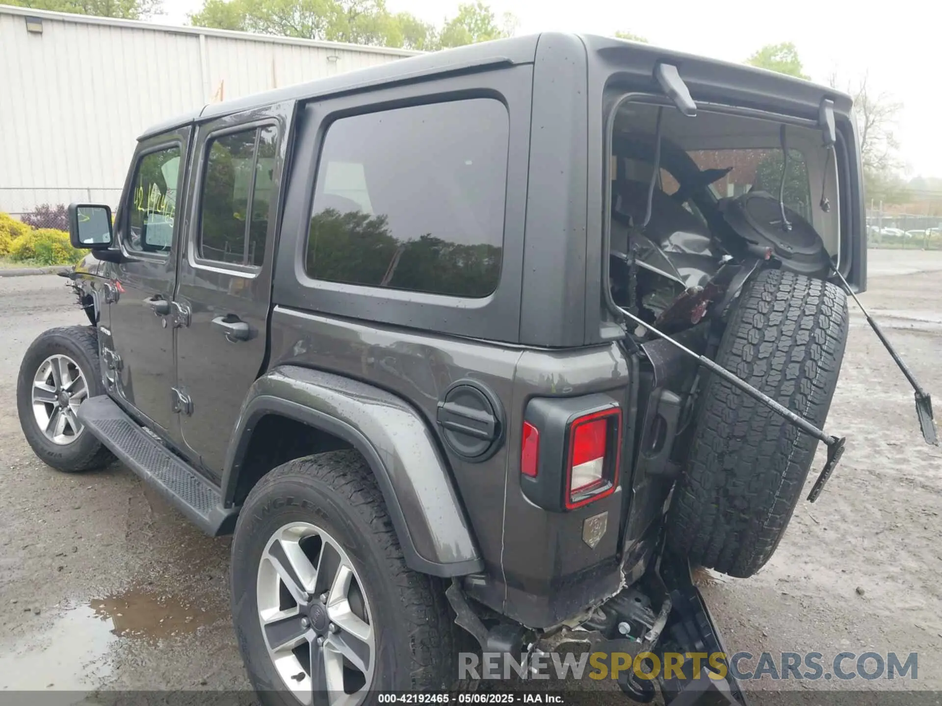 3 Фотография поврежденного автомобиля 1C4HJXEG6NW267825 JEEP WRANGLER UNLIMITED 2022