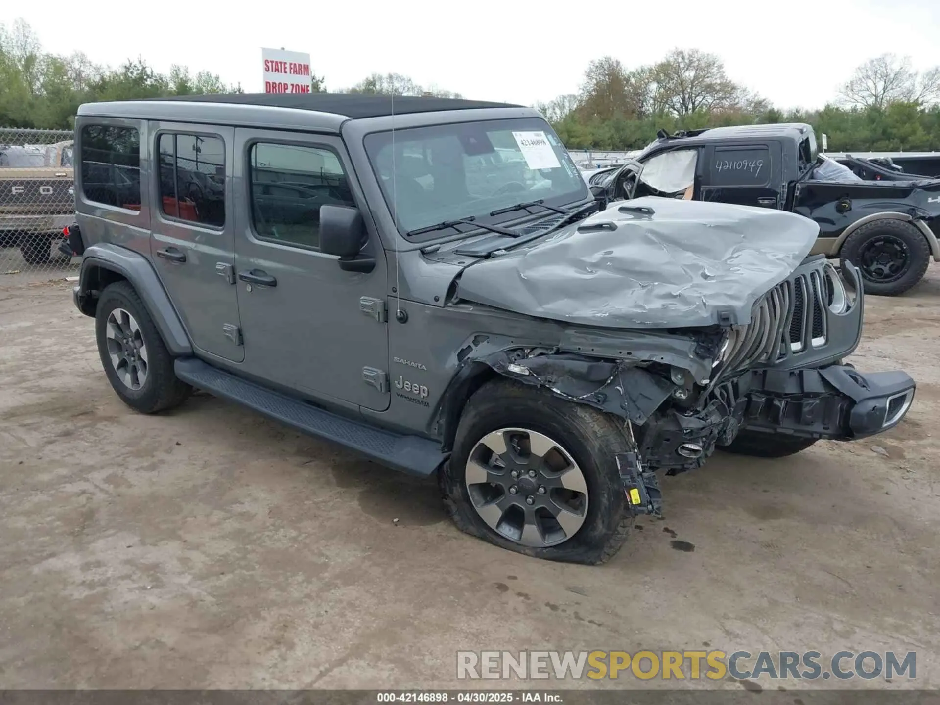 1 Photograph of a damaged car 1C4HJXEG7NW138105 JEEP WRANGLER UNLIMITED 2022