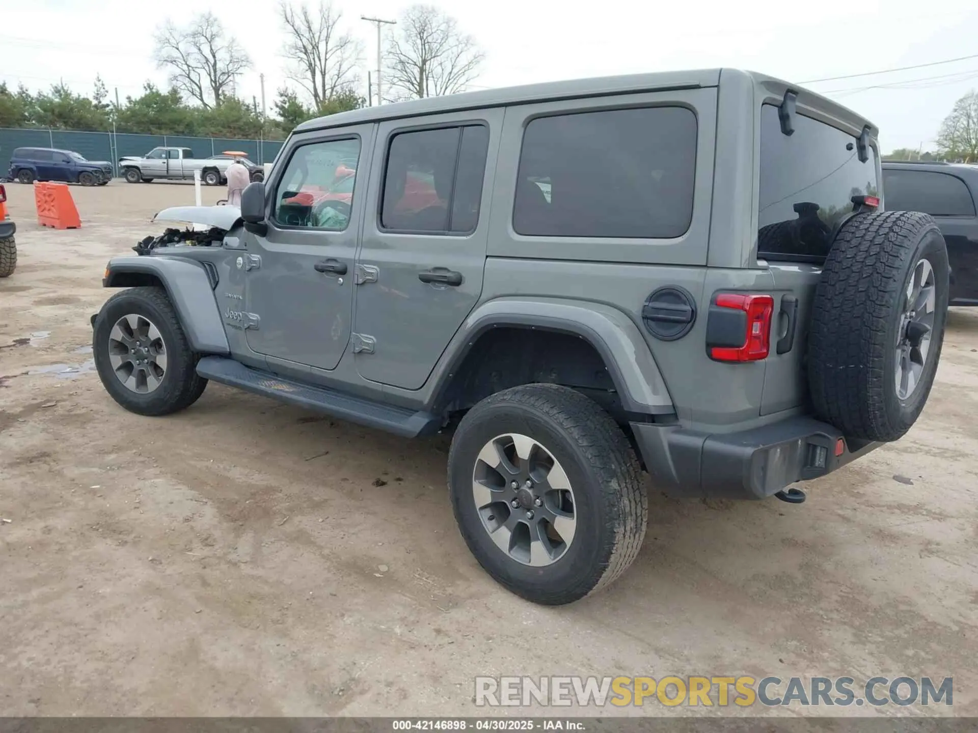 3 Photograph of a damaged car 1C4HJXEG7NW138105 JEEP WRANGLER UNLIMITED 2022