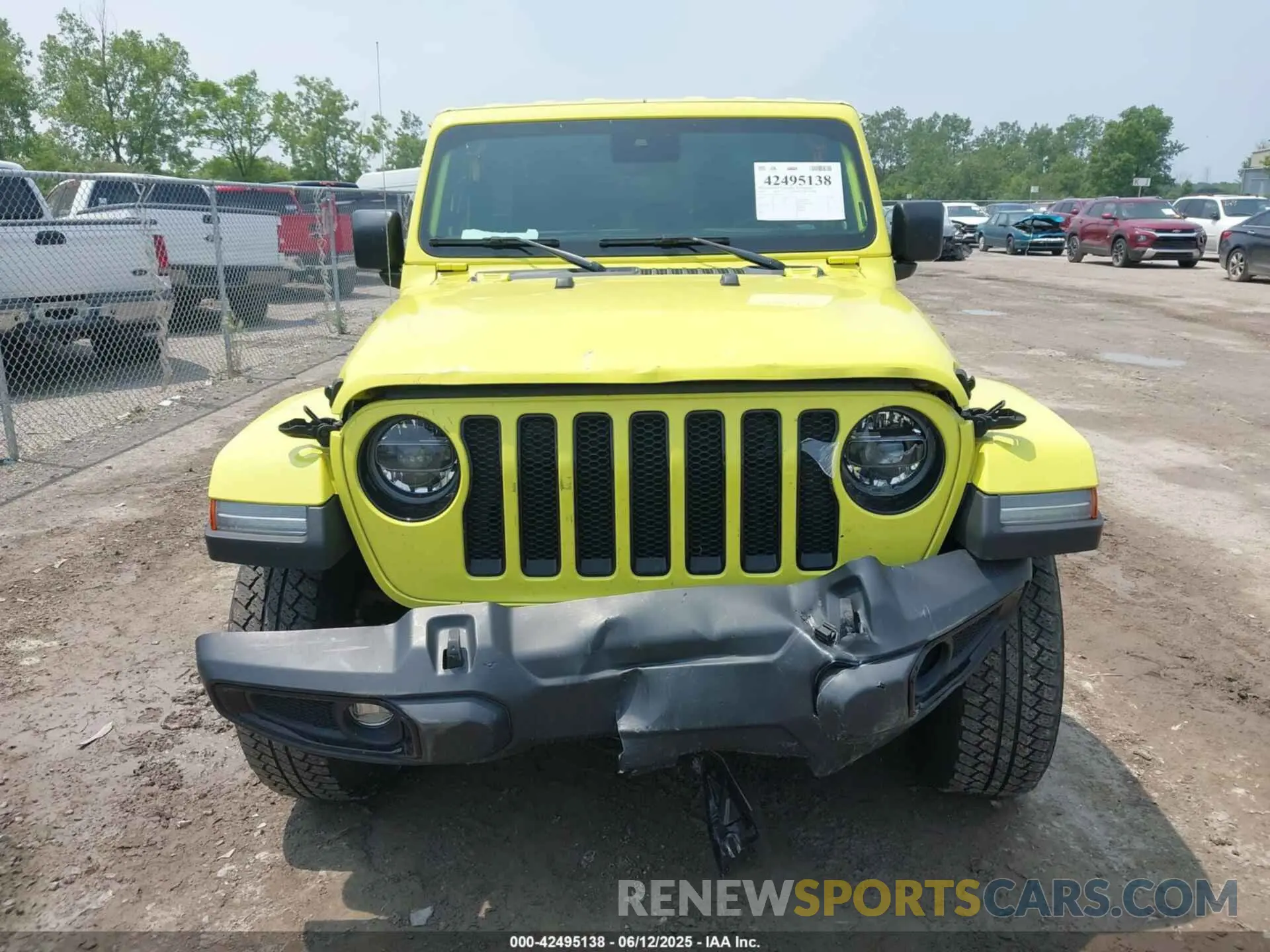 11 Photograph of a damaged car 1C4HJXEG7NW215698 JEEP WRANGLER UNLIMITED 2022