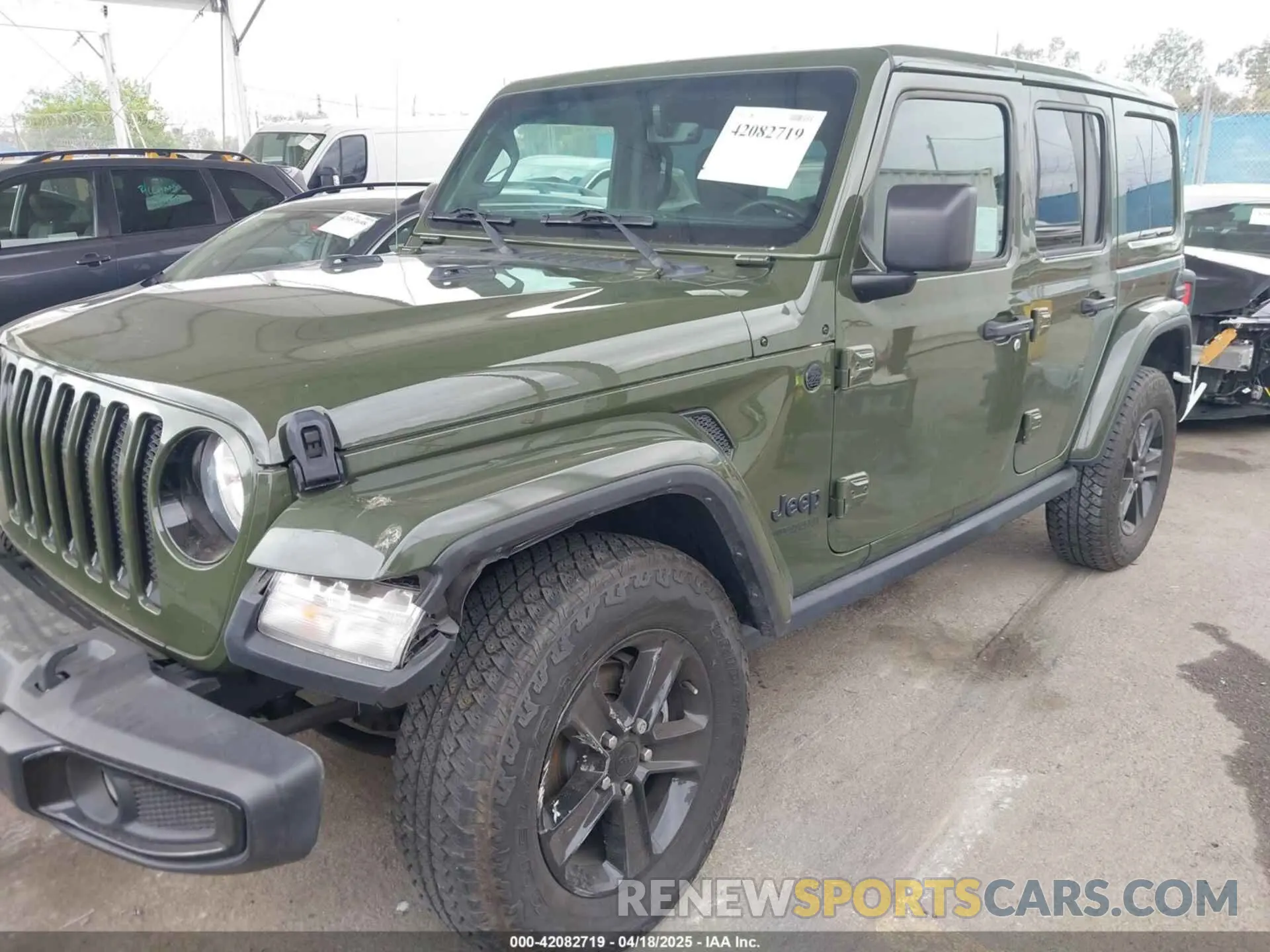6 Photograph of a damaged car 1C4HJXEN1NW262627 JEEP WRANGLER UNLIMITED 2022