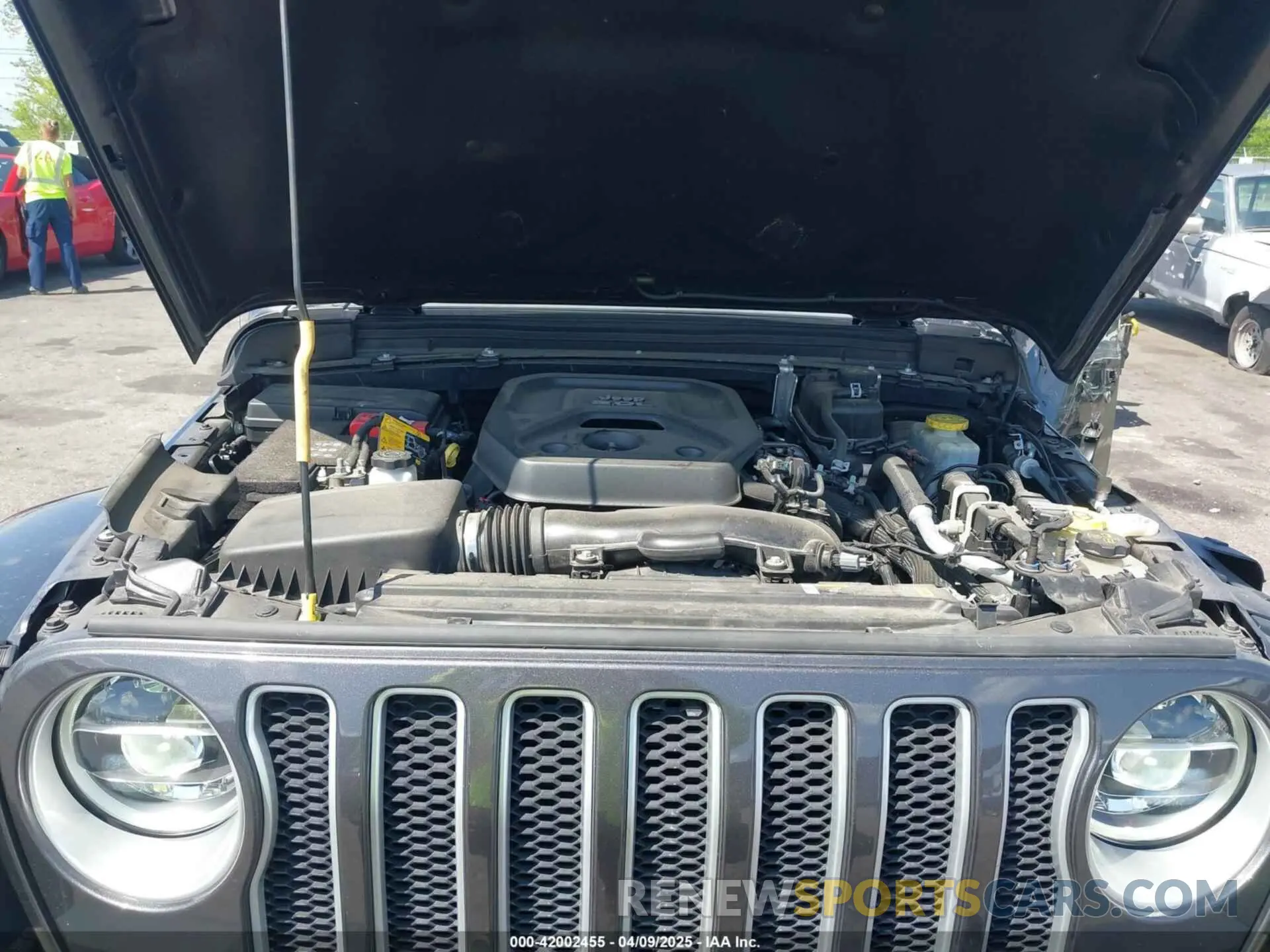 10 Photograph of a damaged car 1C4HJXEN2NW194502 JEEP WRANGLER UNLIMITED 2022