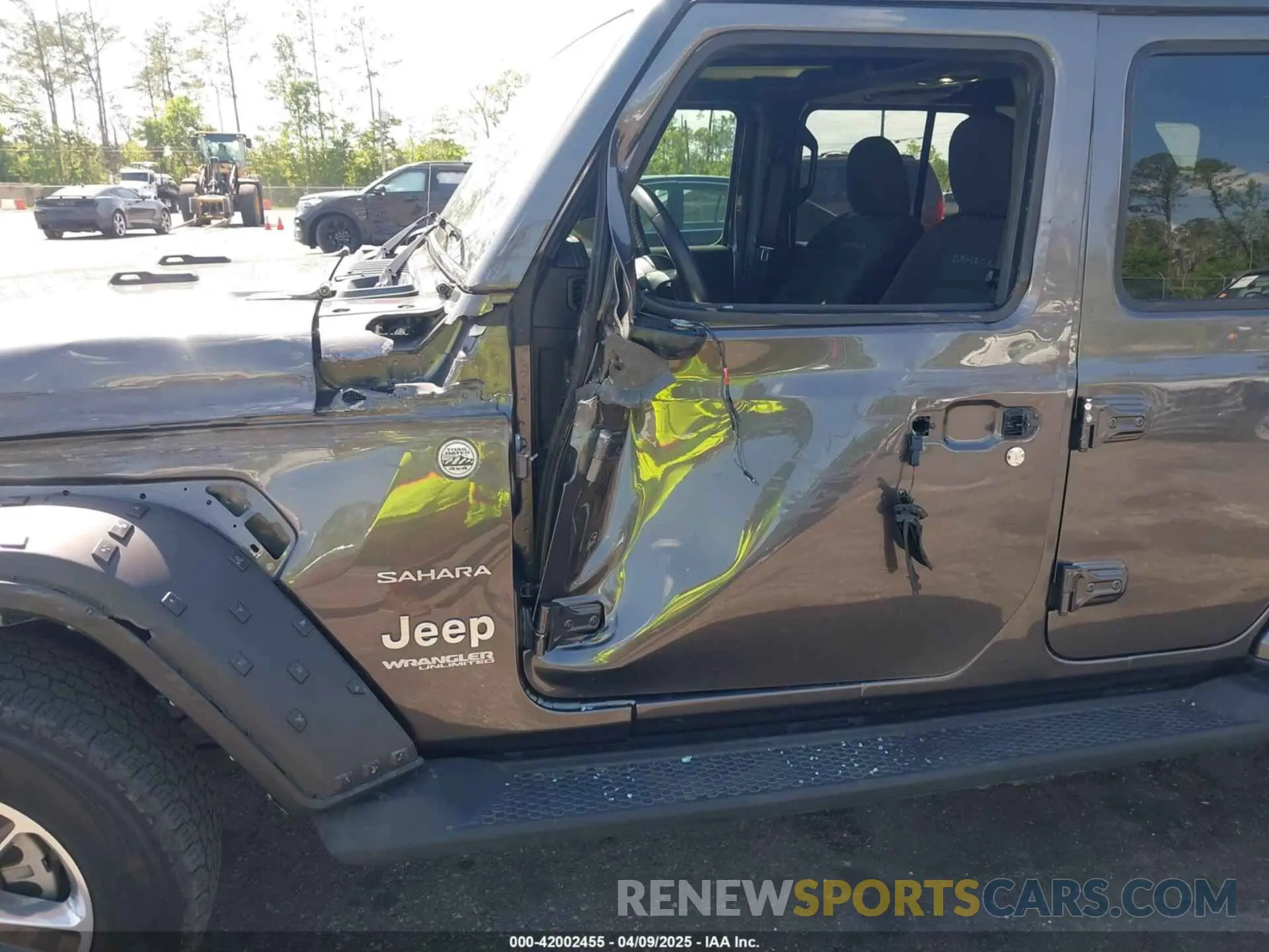 6 Photograph of a damaged car 1C4HJXEN2NW194502 JEEP WRANGLER UNLIMITED 2022