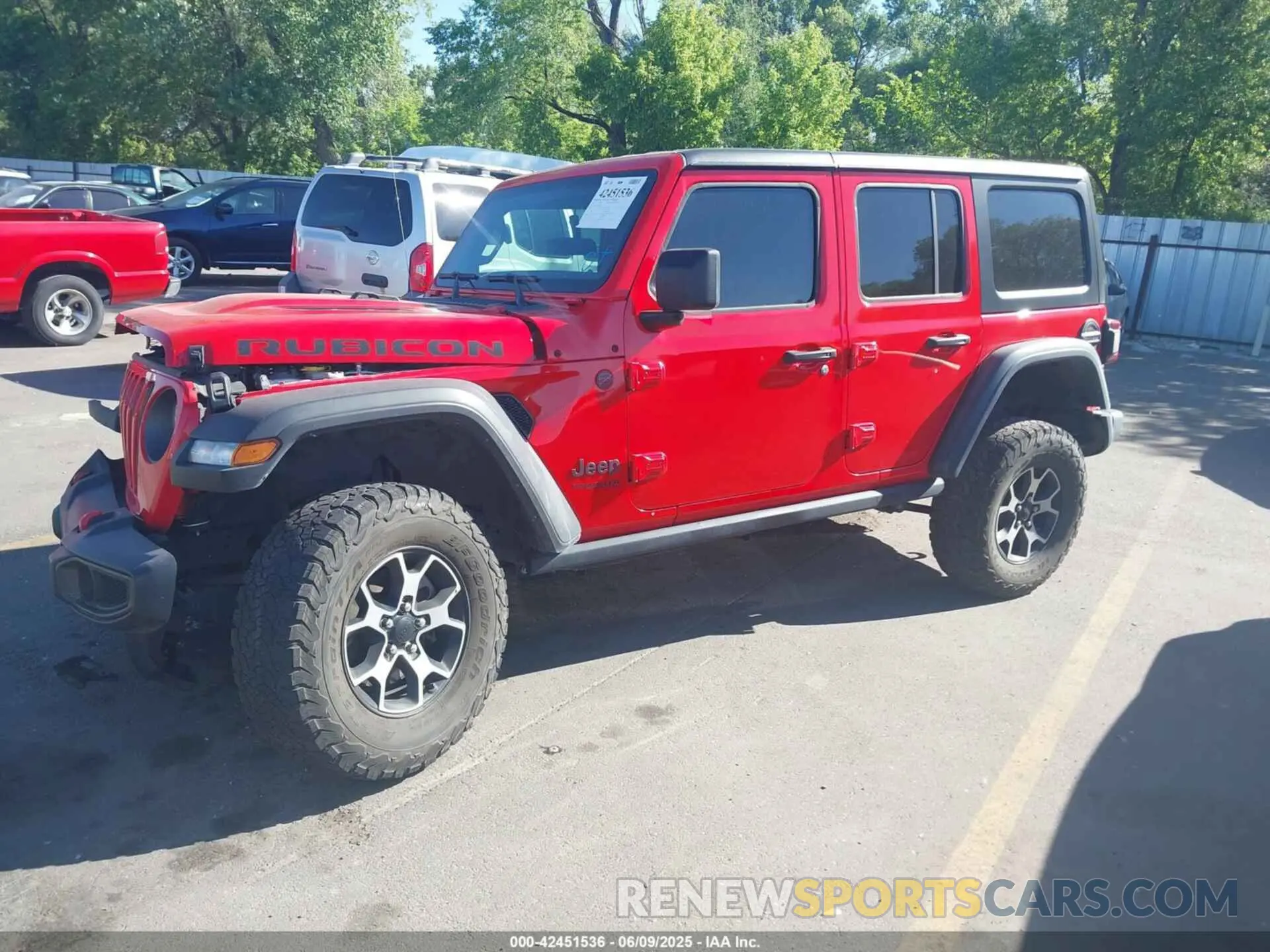 2 Photograph of a damaged car 1C4HJXFG0NW194952 JEEP WRANGLER UNLIMITED 2022