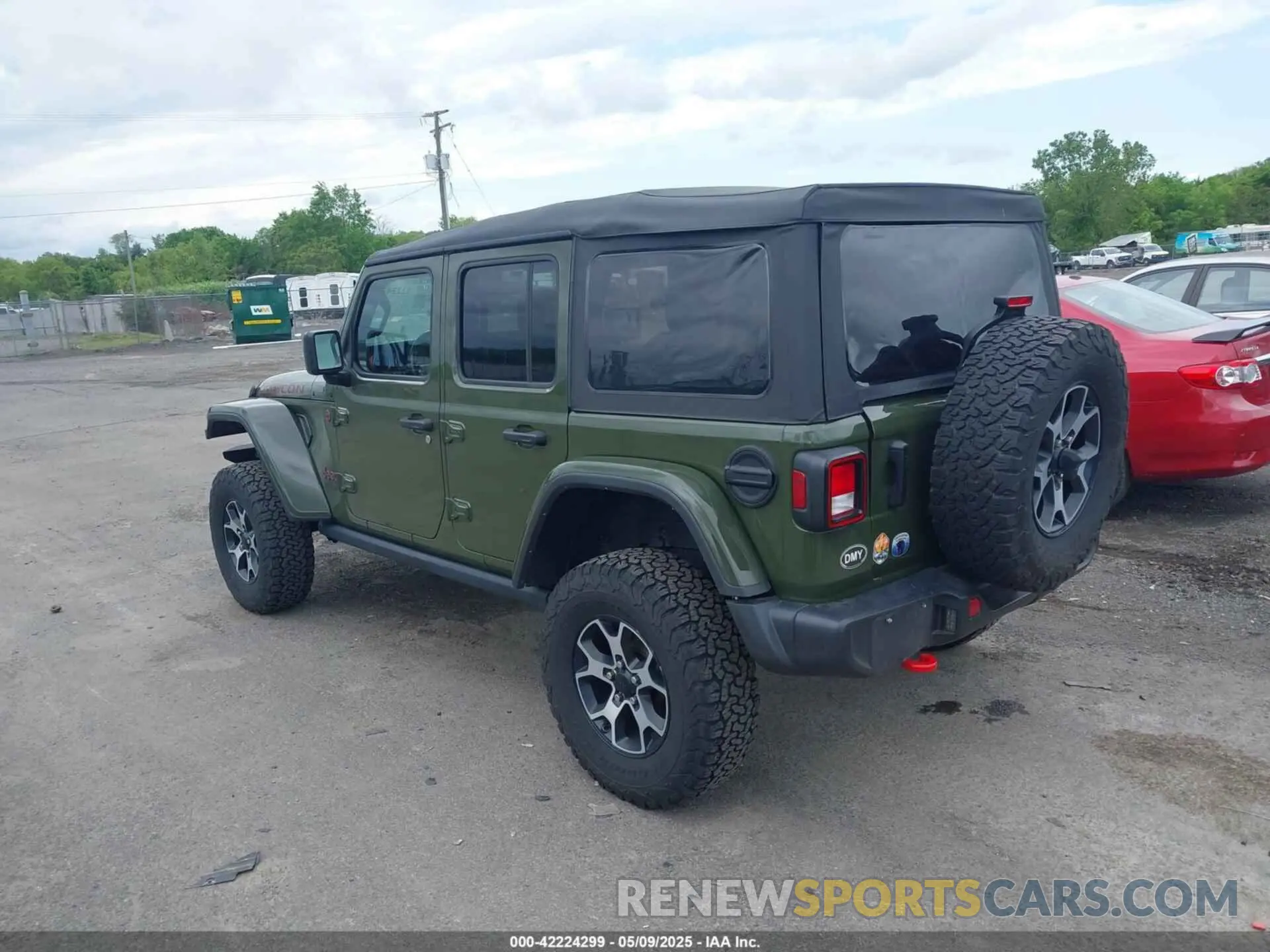 3 Фотография поврежденного автомобиля 1C4HJXFG5NW127263 JEEP WRANGLER UNLIMITED 2022