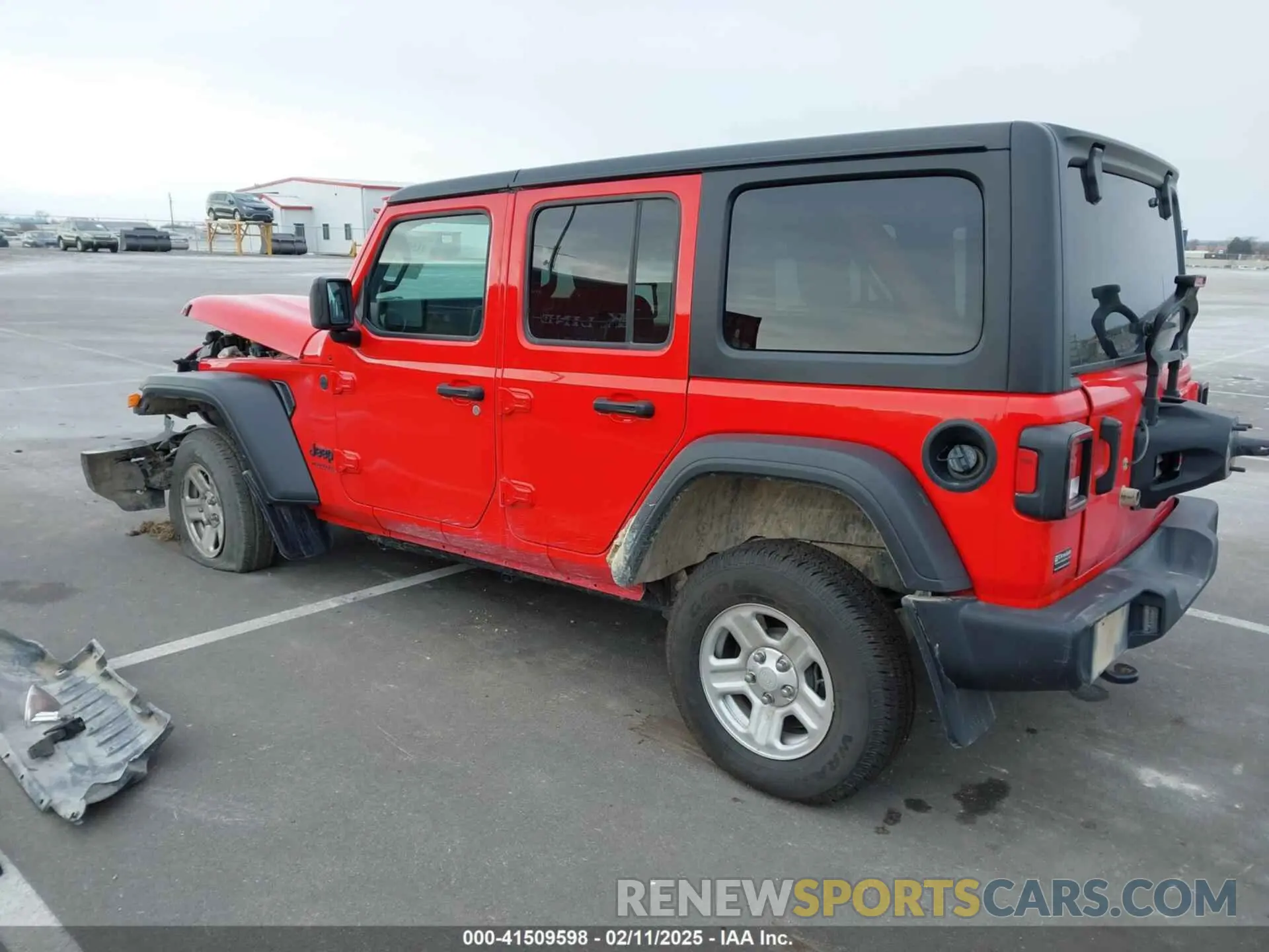 3 Photograph of a damaged car 1C4HJXKN6NW149177 JEEP WRANGLER UNLIMITED 2022