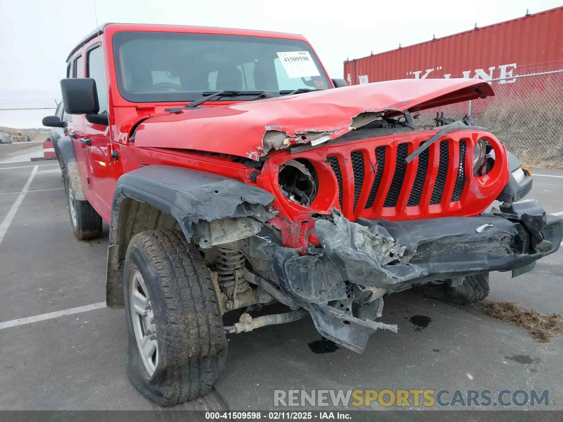 6 Photograph of a damaged car 1C4HJXKN6NW149177 JEEP WRANGLER UNLIMITED 2022