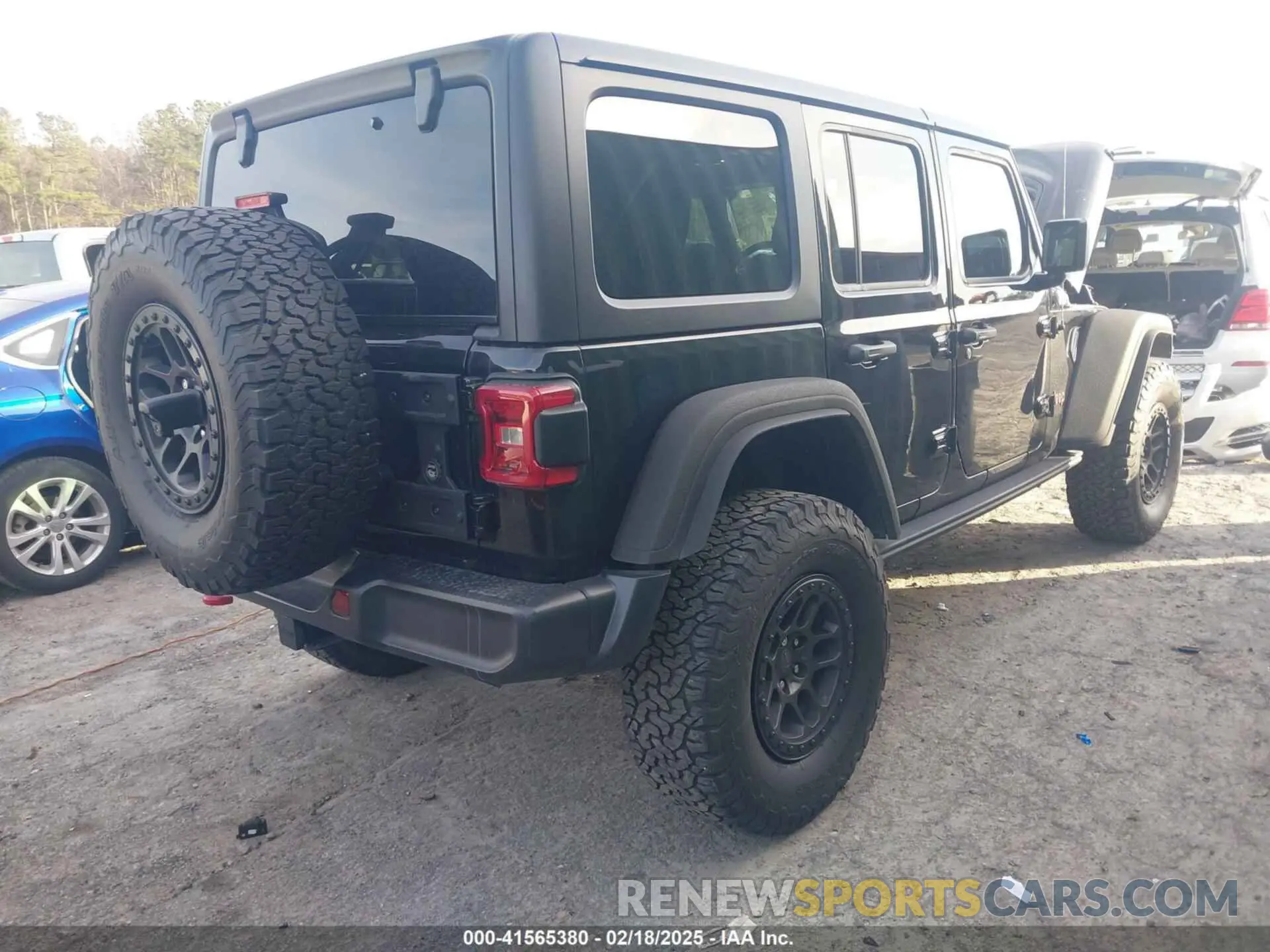 4 Фотография поврежденного автомобиля 1C4JJXFG9NW264028 JEEP WRANGLER UNLIMITED 2022