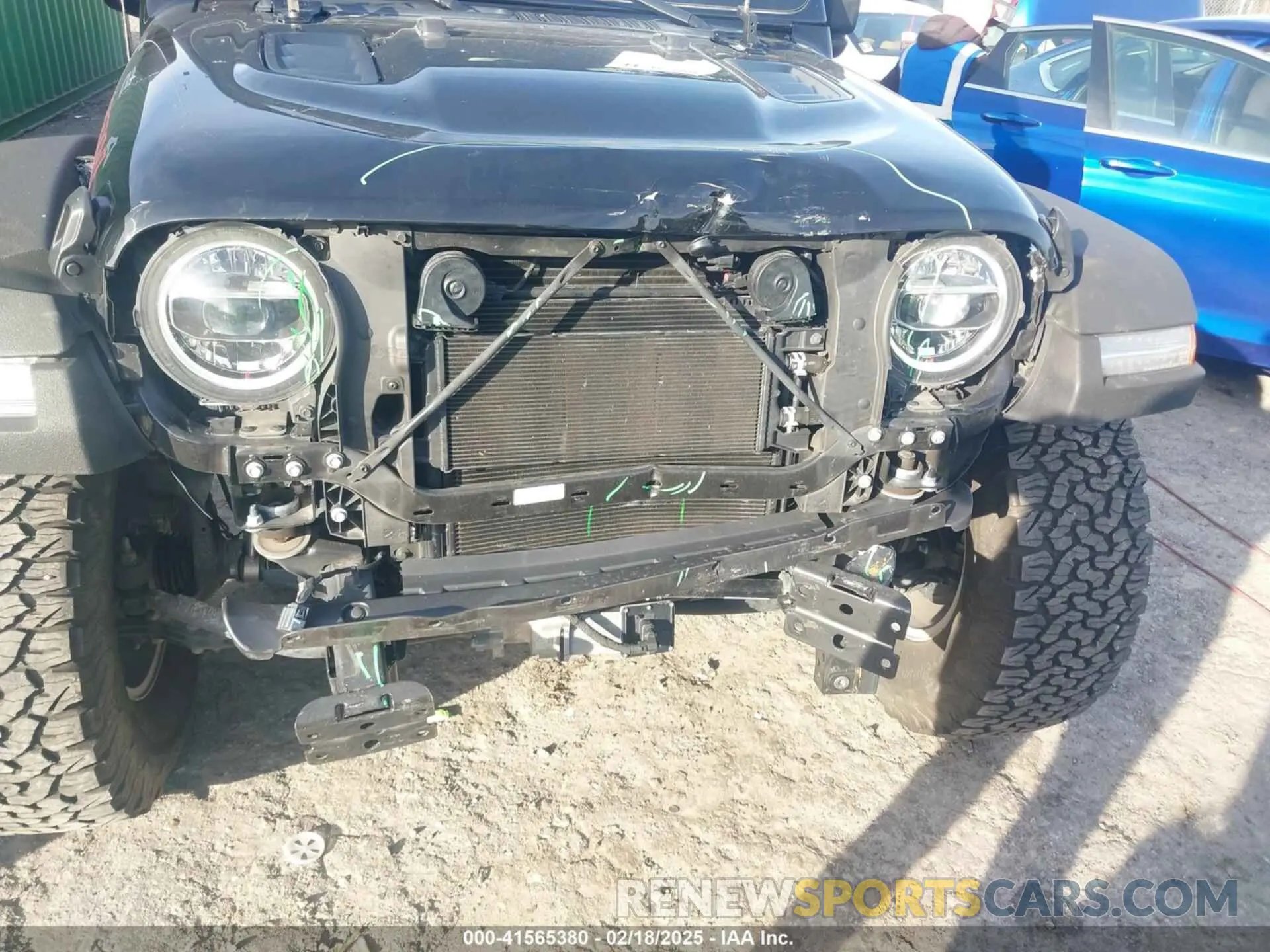 6 Фотография поврежденного автомобиля 1C4JJXFG9NW264028 JEEP WRANGLER UNLIMITED 2022