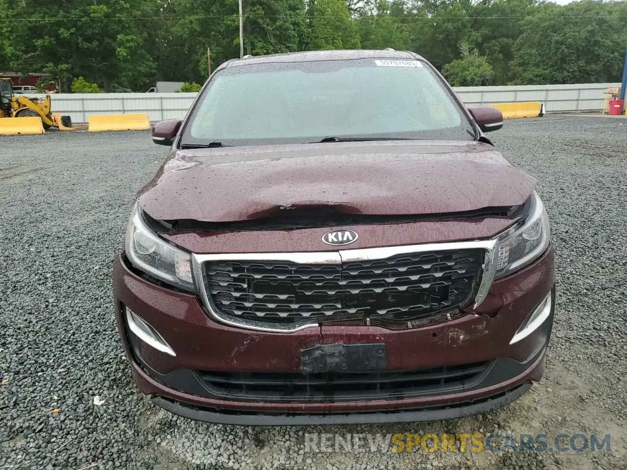5 Photograph of a damaged car KNDMB5C13K6539189 KIA All Models 2019