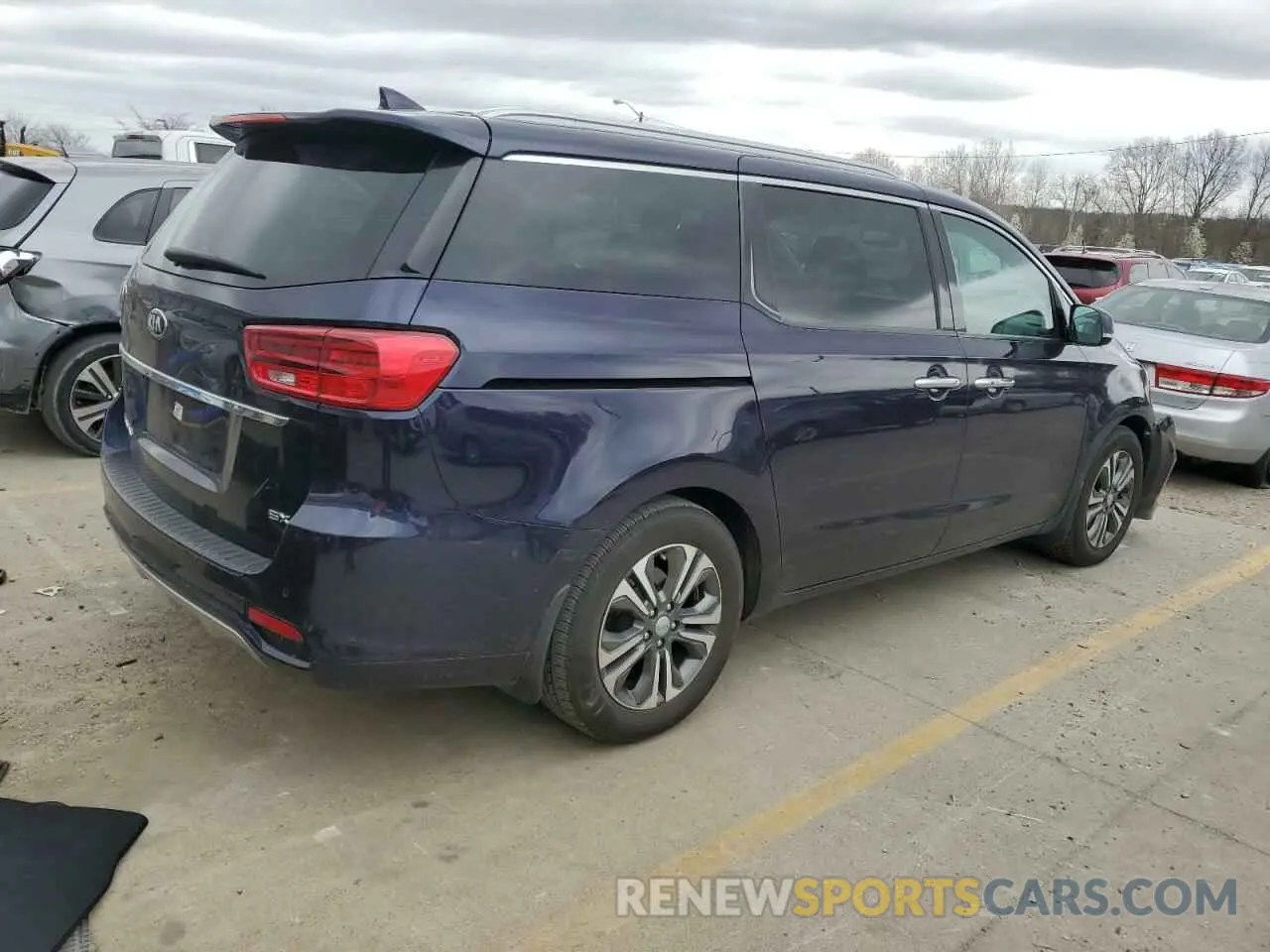 3 Photograph of a damaged car KNDMC5C1XK6538201 KIA All Models 2019
