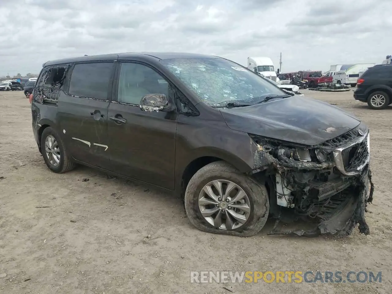 4 Photograph of a damaged car KNDMB5C17M6665266 KIA All Models 2021