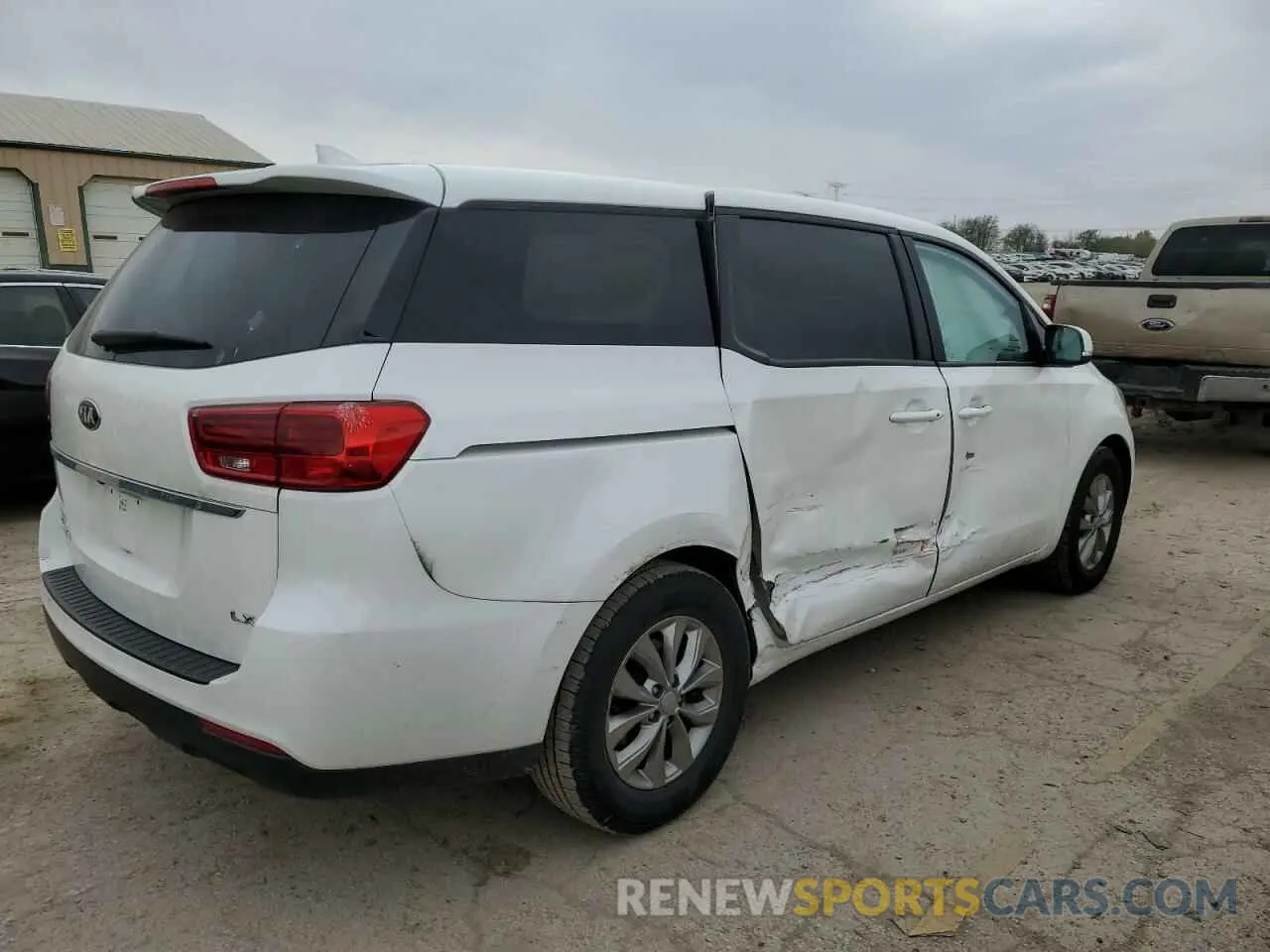 3 Photograph of a damaged car KNDMB5C1XM6668632 KIA All Models 2021