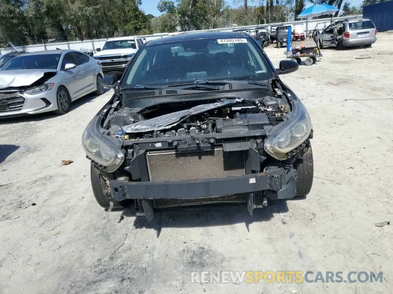 5 Photograph of a damaged car 3KPF24AD4KE027614 KIA AMANTI 2019