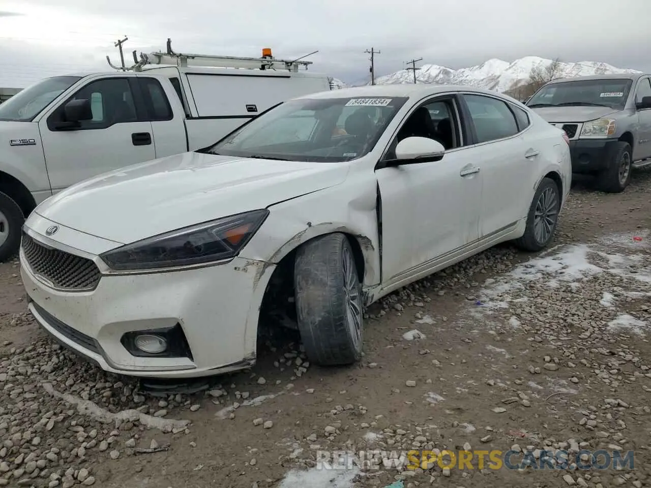 1 Photograph of a damaged car KNALB4J18K5167506 KIA CADENZA 2019