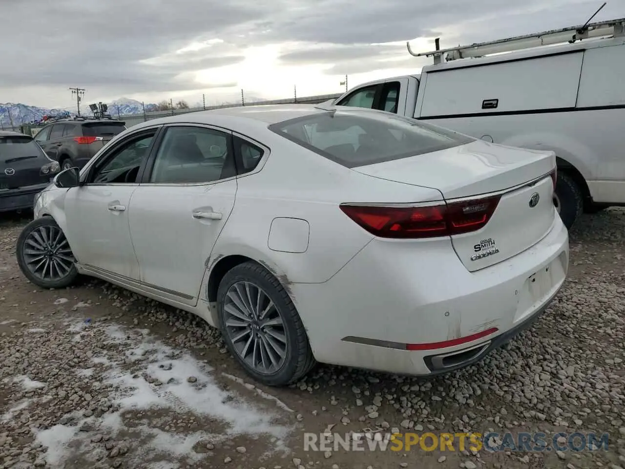 2 Photograph of a damaged car KNALB4J18K5167506 KIA CADENZA 2019
