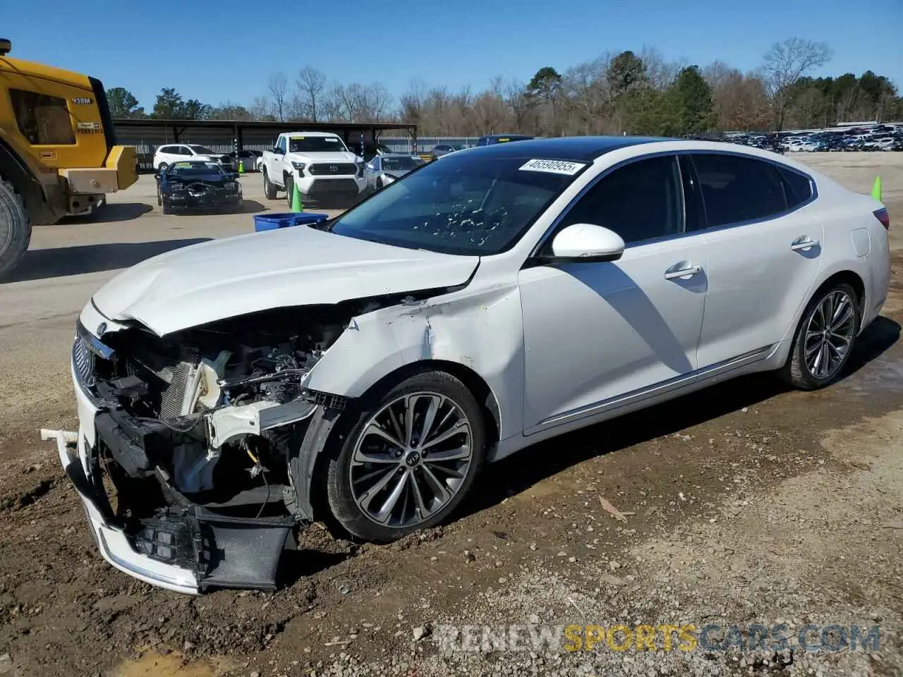 1 Photograph of a damaged car KNALC4J13K5154806 KIA CADENZA 2019