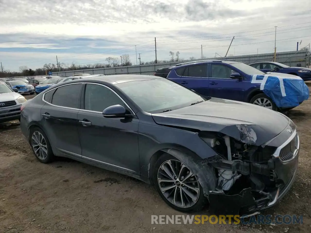 4 Фотография поврежденного автомобиля KNALC4J14K5154779 KIA CADENZA 2019