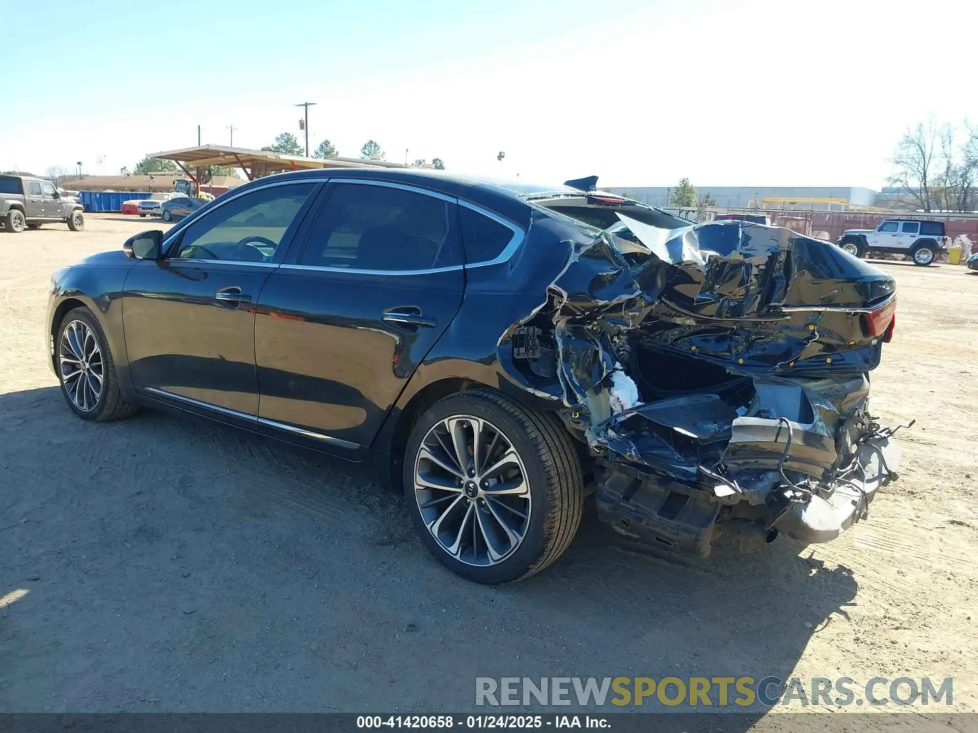 3 Photograph of a damaged car KNALC4J19K5171500 KIA CADENZA 2019