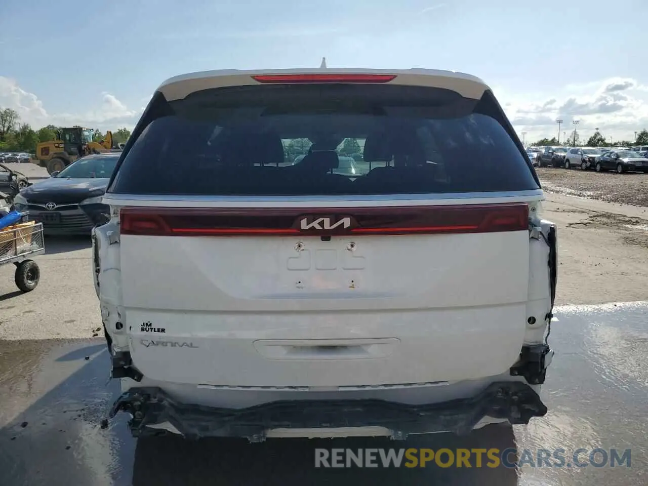 6 Photograph of a damaged car KNDNC5H35R6313869 KIA CARNIVAL E 2024