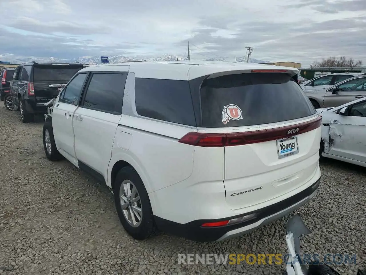 2 Фотография поврежденного автомобиля KNDNB4H30N6155724 KIA CARNIVAL L 2022