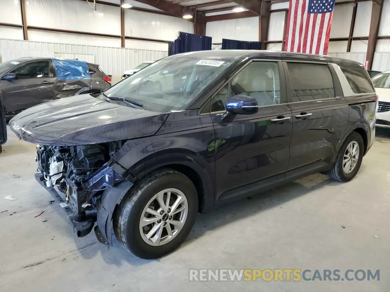 1 Photograph of a damaged car KNDNB4H33P6266402 KIA CARNIVAL L 2023