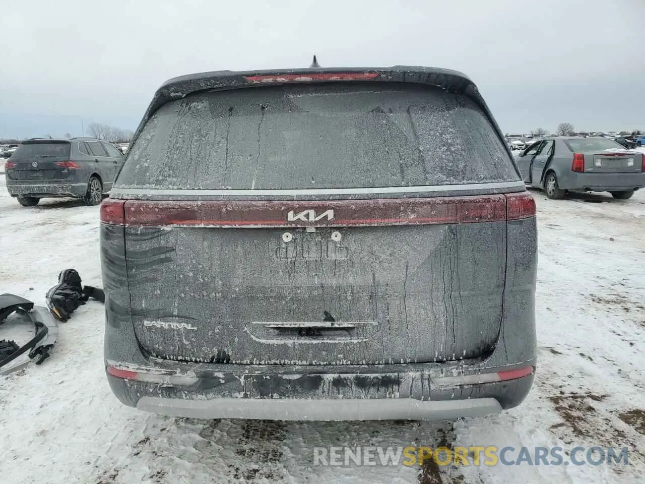 6 Photograph of a damaged car KNDNB4H37P6245410 KIA CARNIVAL L 2023
