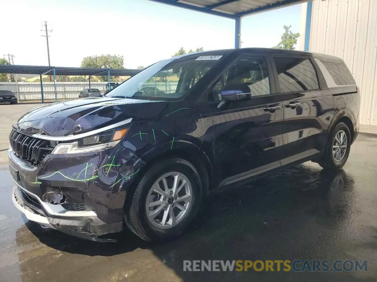 1 Photograph of a damaged car KNDNB4H33R6441069 KIA CARNIVAL L 2024