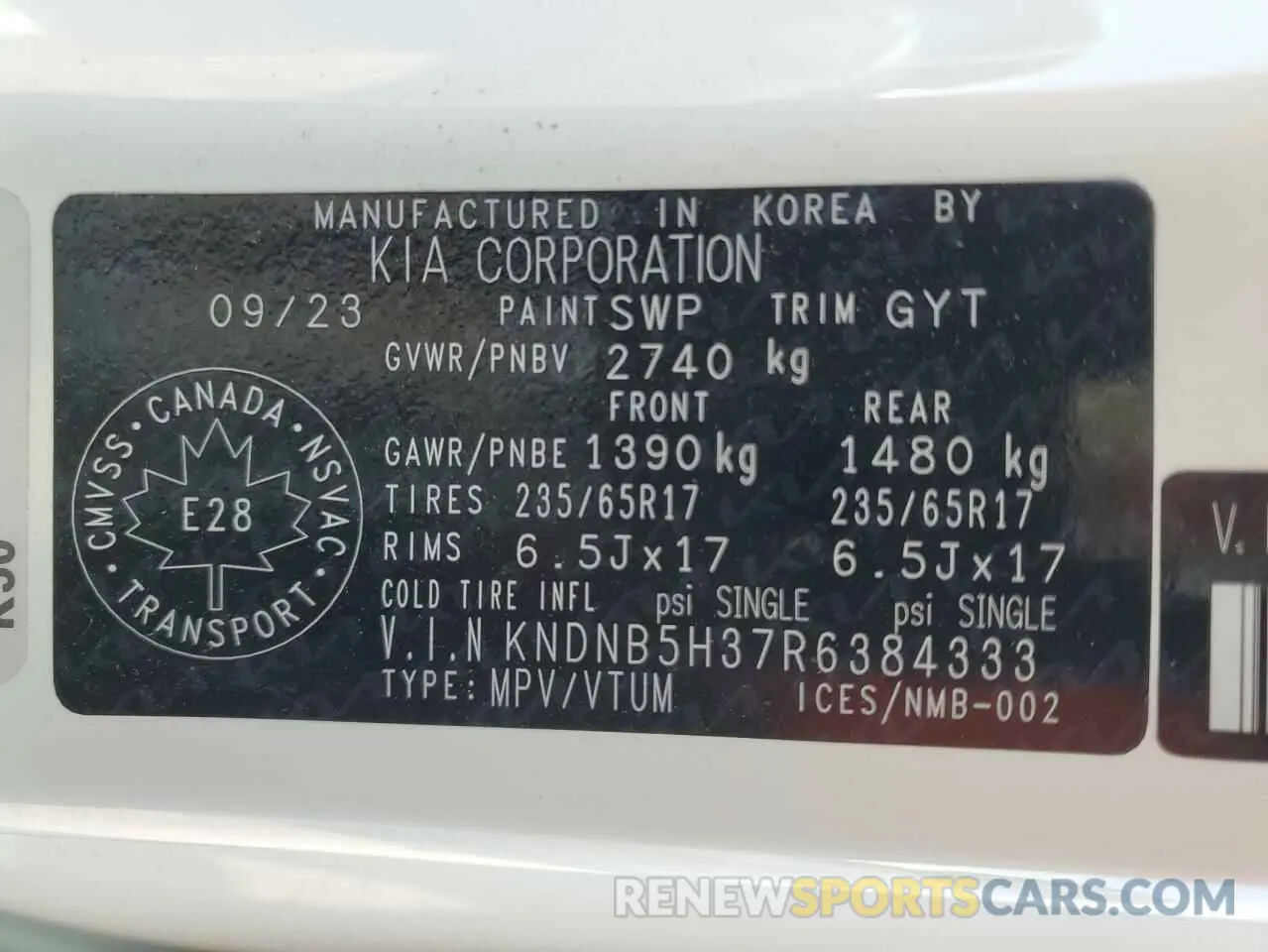13 Фотография поврежденного автомобиля KNDNB5H37R6384333 KIA CARNIVAL L 2024