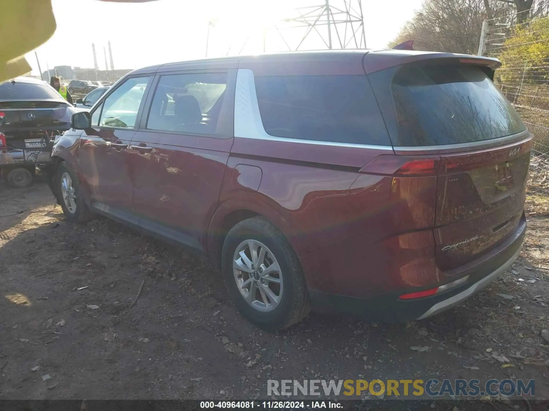 3 Фотография поврежденного автомобиля KNDNB4H30N6155433 KIA CARNIVAL MPV 2022