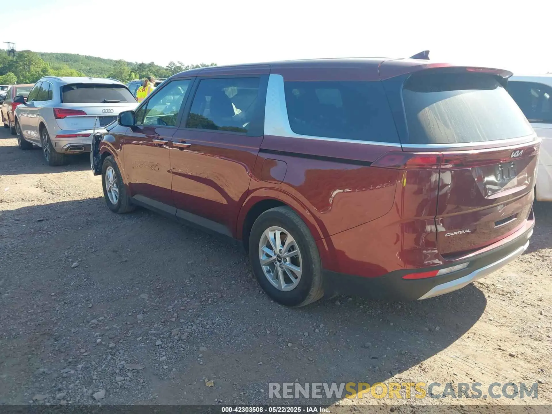 3 Photograph of a damaged car KNDNB4H38P6280649 KIA CARNIVAL MPV 2023