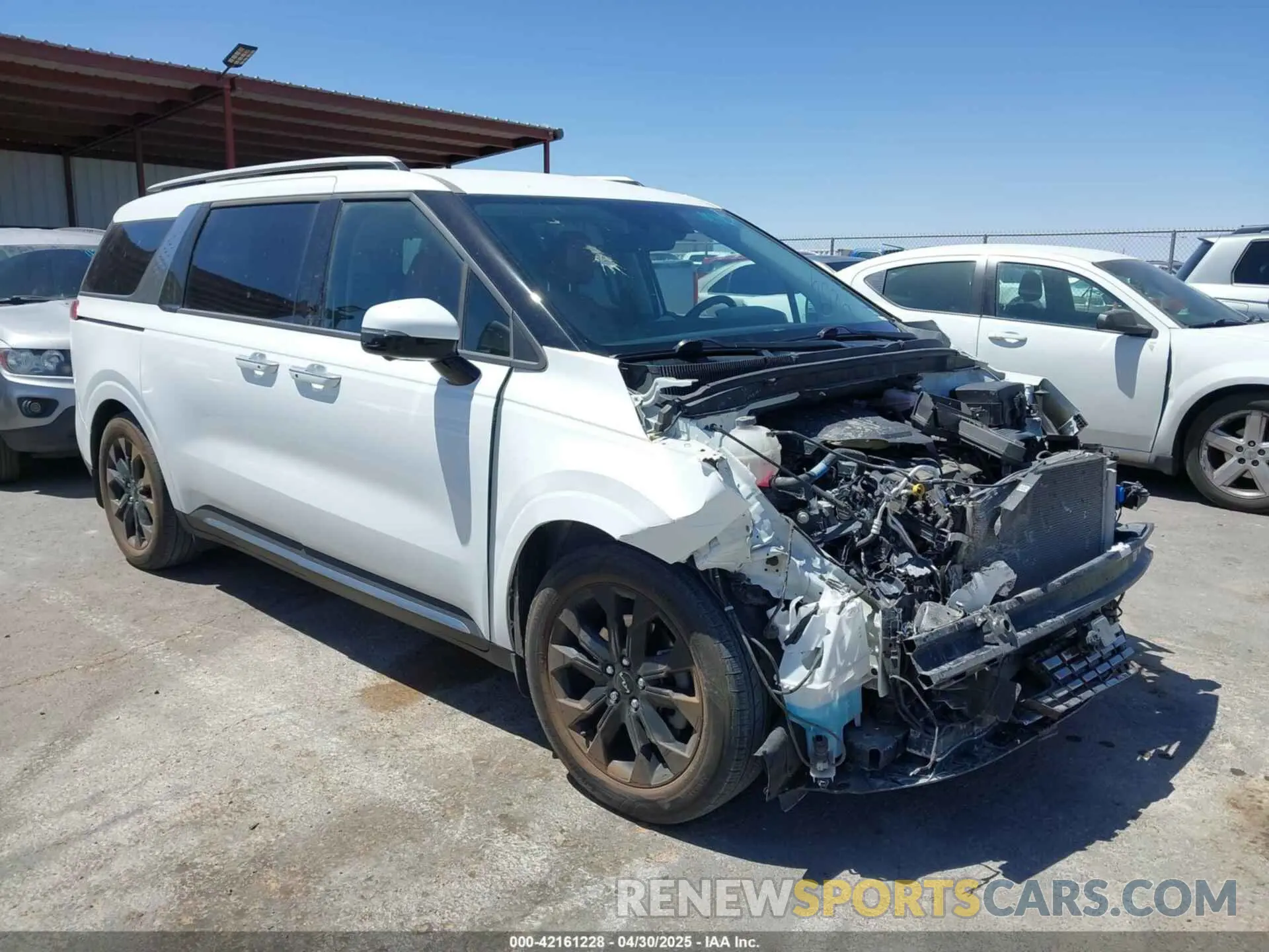 1 Фотография поврежденного автомобиля KNDNE5H30P6221317 KIA CARNIVAL MPV 2023