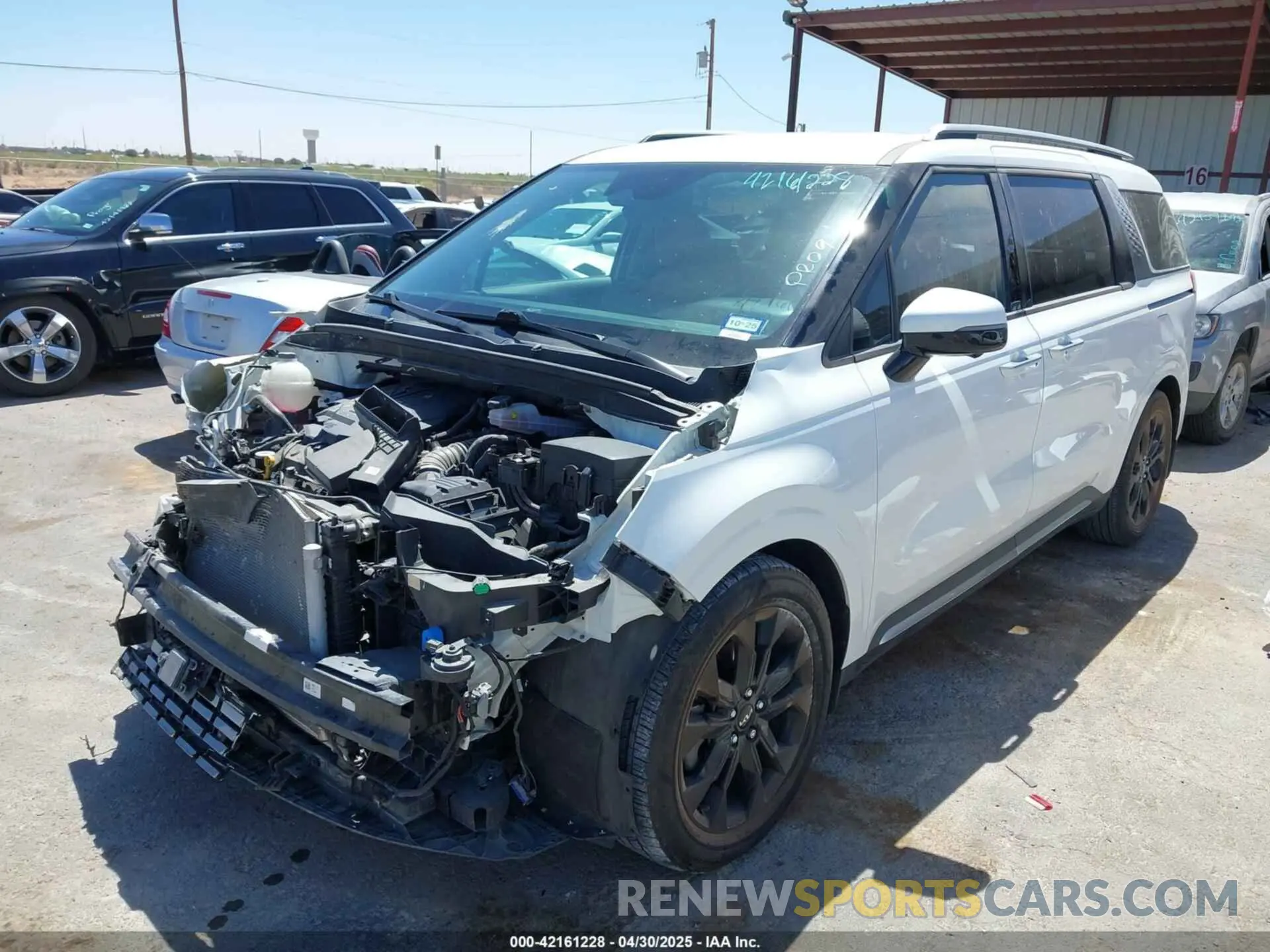 6 Фотография поврежденного автомобиля KNDNE5H30P6221317 KIA CARNIVAL MPV 2023