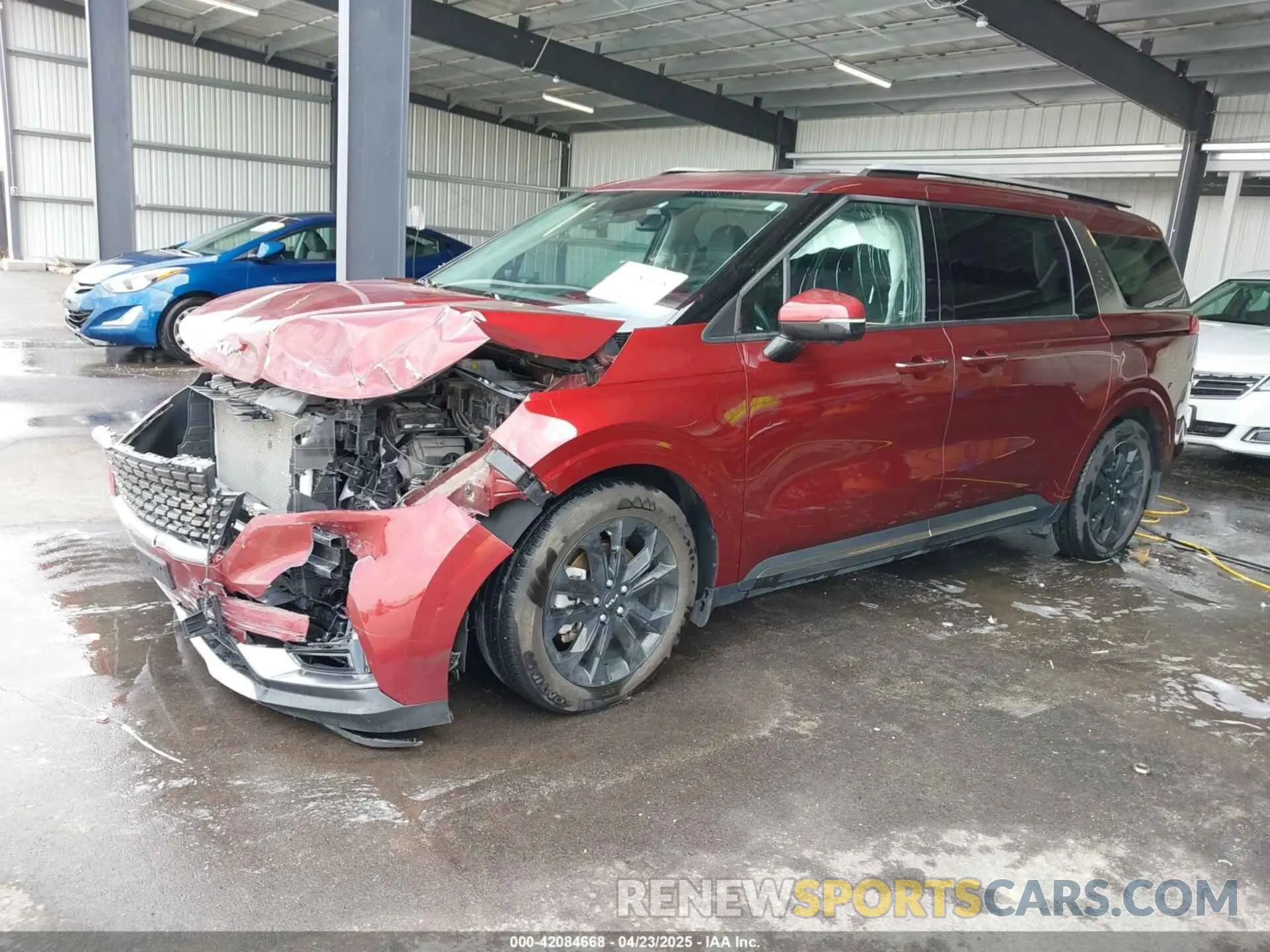 2 Фотография поврежденного автомобиля KNDNE5H3XP6287650 KIA CARNIVAL MPV 2023