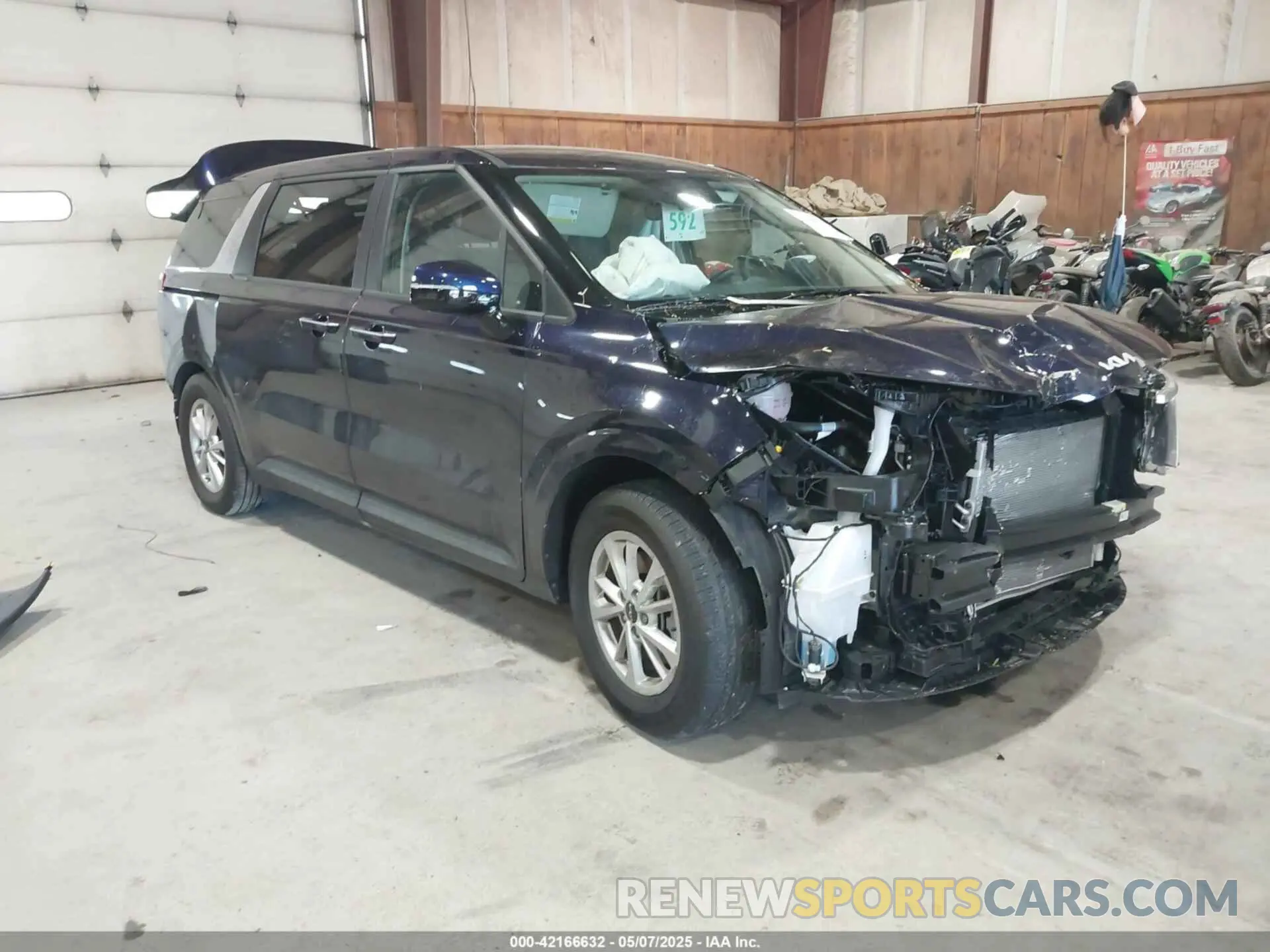 1 Photograph of a damaged car KNDNB4H31R6397993 KIA CARNIVAL MPV 2024