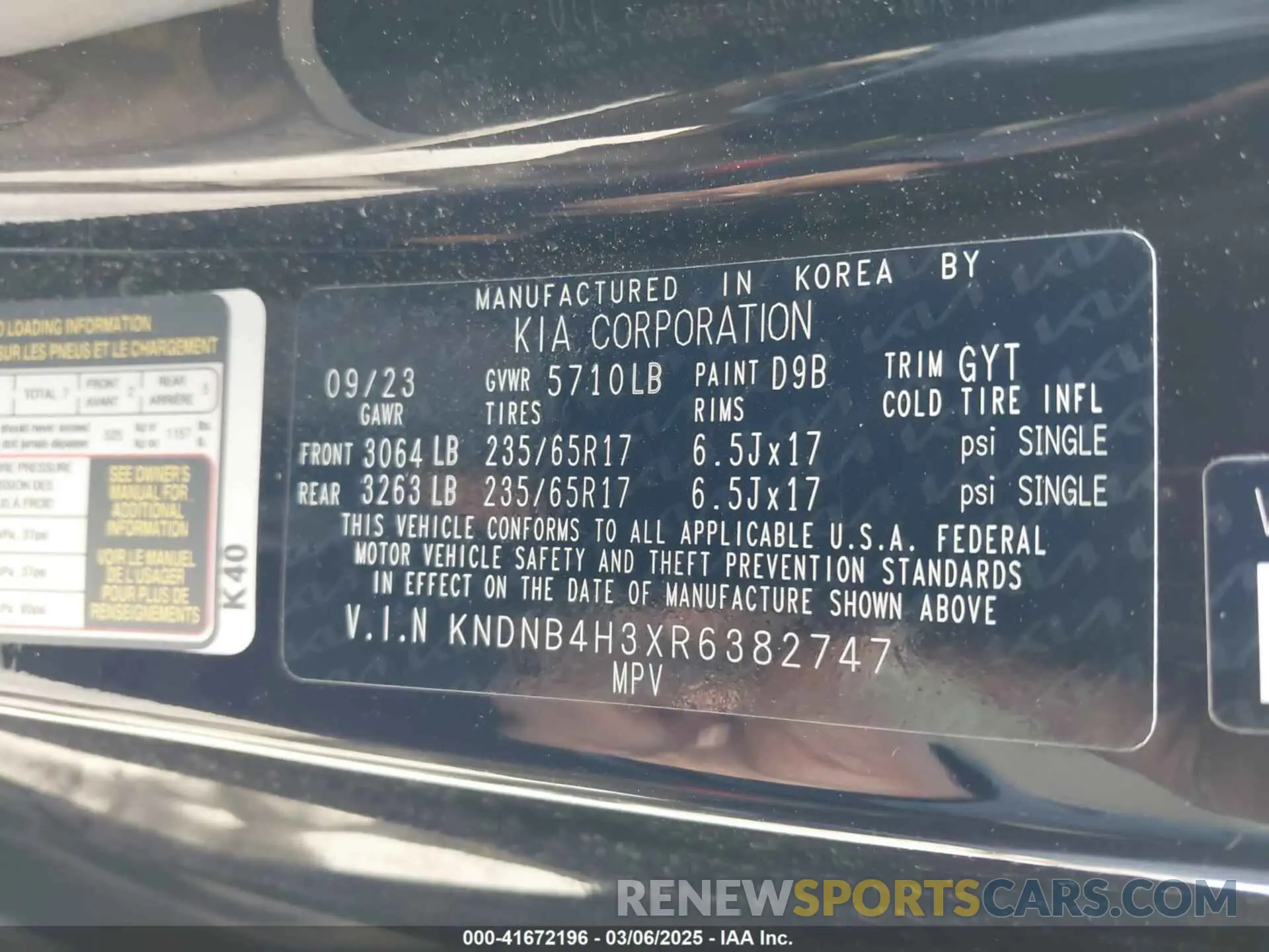 9 Фотография поврежденного автомобиля KNDNB4H3XR6382747 KIA CARNIVAL MPV 2024
